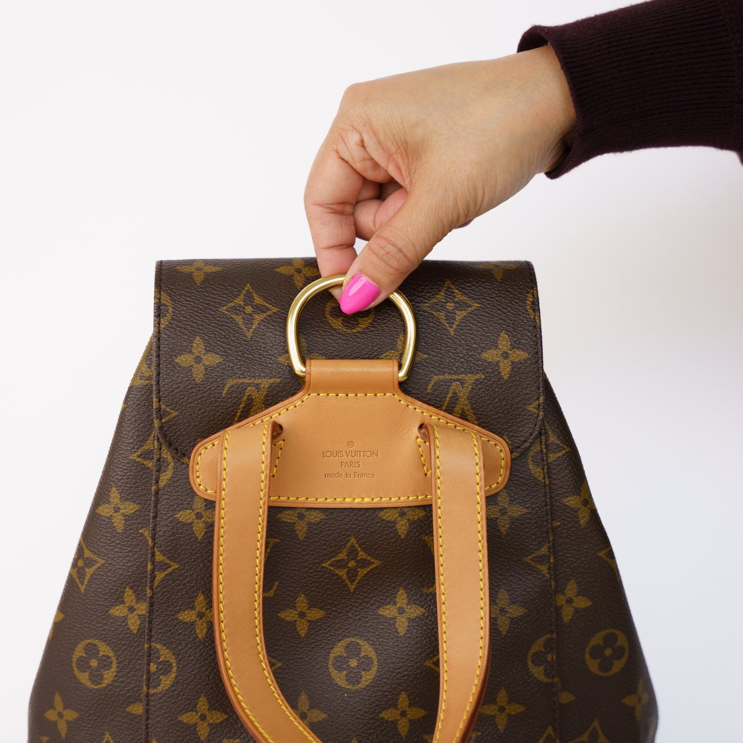 Louis Vuitton Montsouris MM Backpack in Monogram Canvas 120226B17