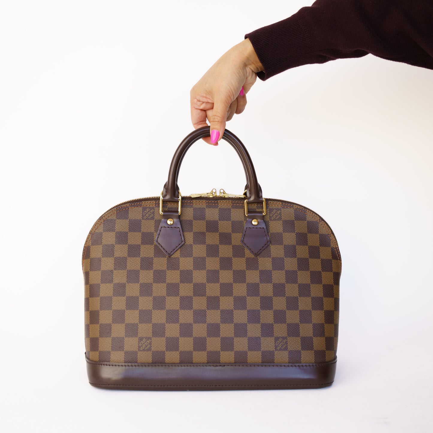 Louis Vuitton 2007 Alma PM in Damier Ebene 120226B01