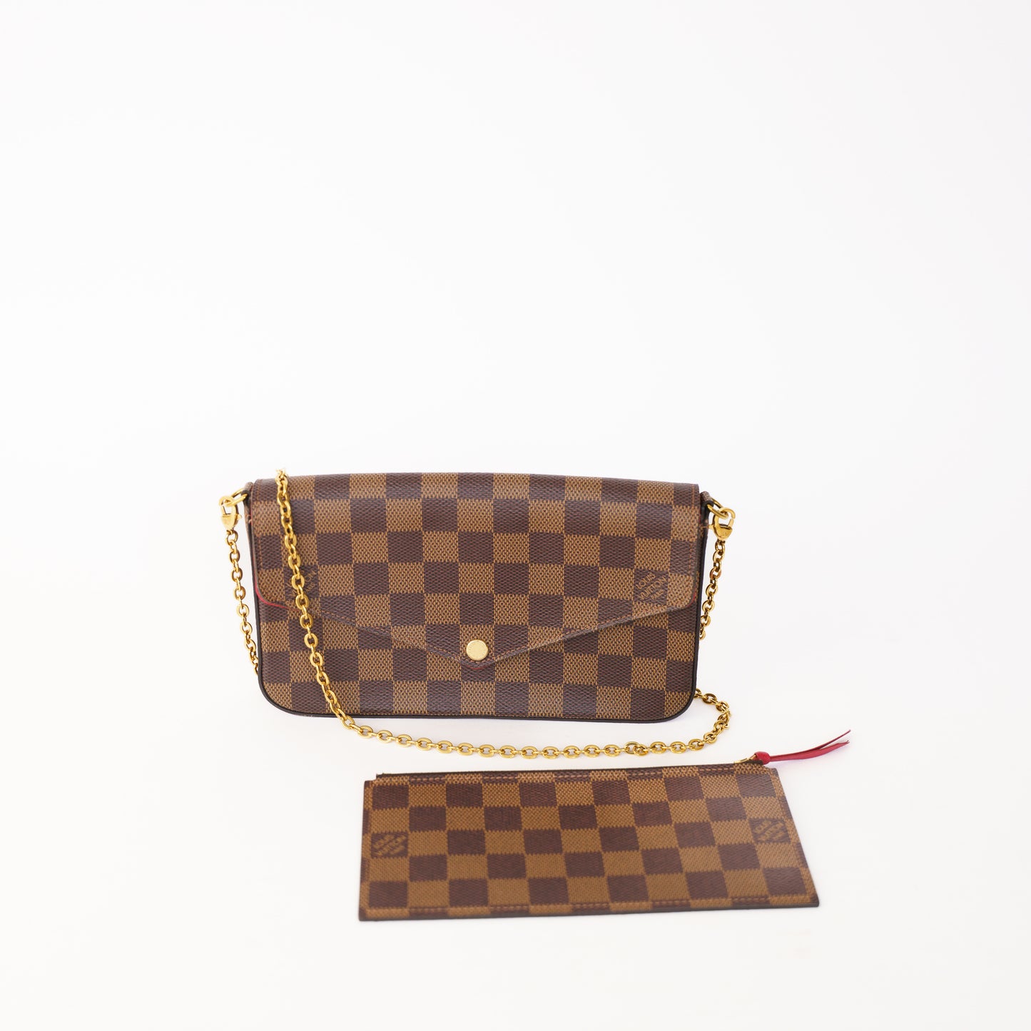 Louis Vuitton Felicie Pochette in Damier Ebene MI4198
