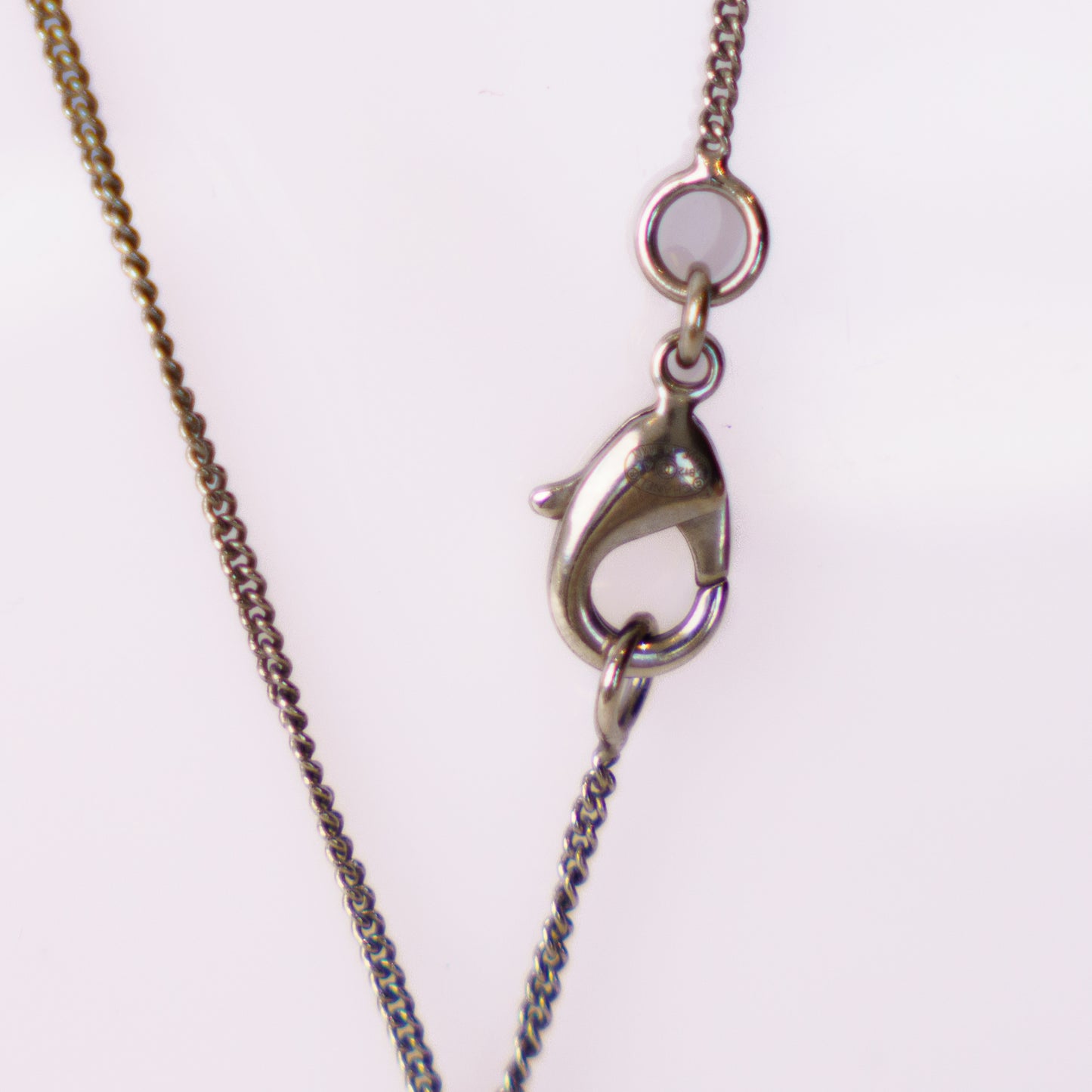 Chanel Coco Mark Necklace Silver 200126B67