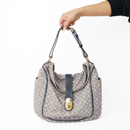 Louis Vuitton Romance Idylle in Navy Mini Lin 160126B08