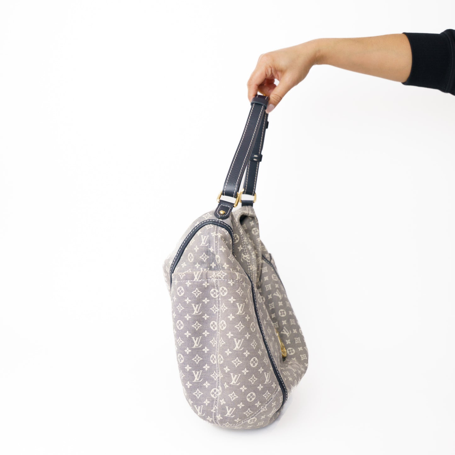 Louis Vuitton Romance Idylle in Navy Mini Lin 160126B08