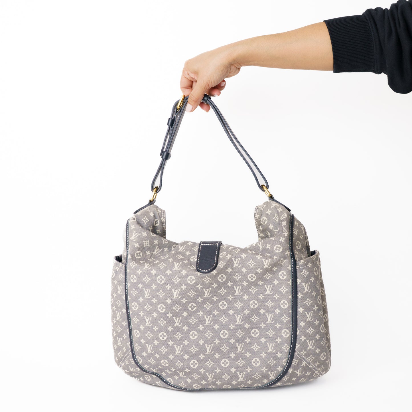 Louis Vuitton Romance Idylle in Navy Mini Lin 160126B08
