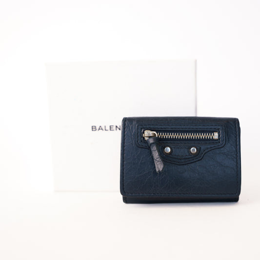 Balenciaga Blue Le City Mini Wallet Wallet 200126B11