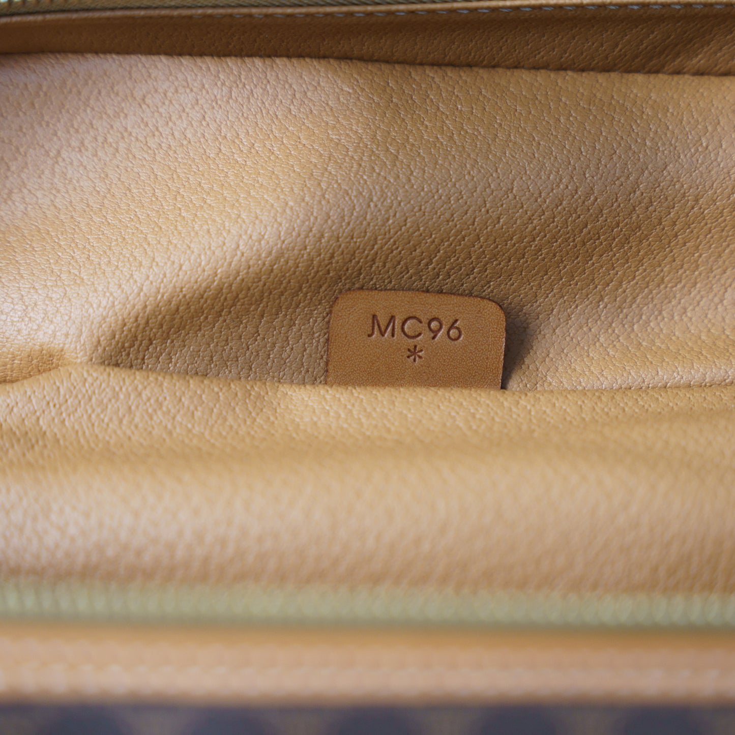 Celine Vanity Bag in Brown Macadam 200126B01