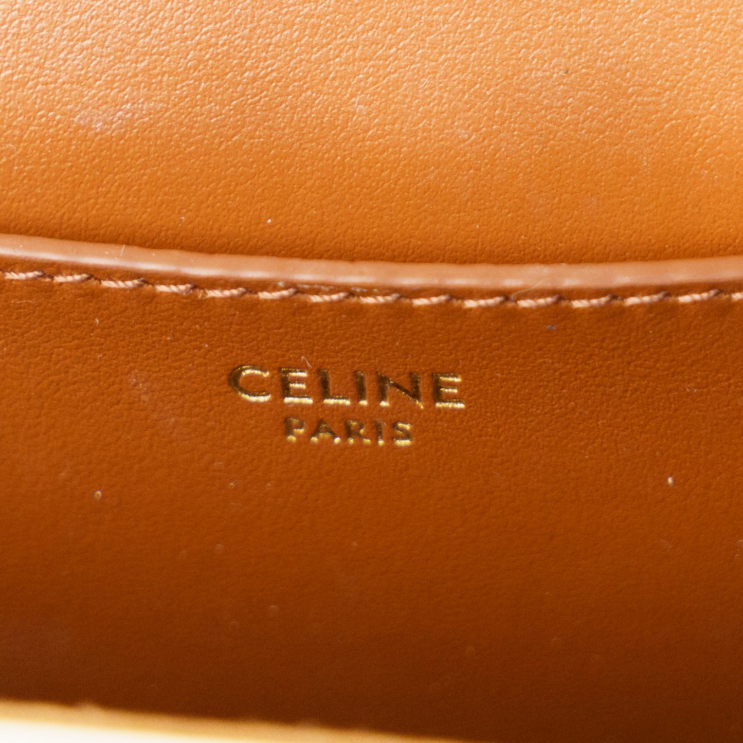 Celine Tabou Clutch on Strap in Triomphe Canvas Calfskin Leather 160326J08