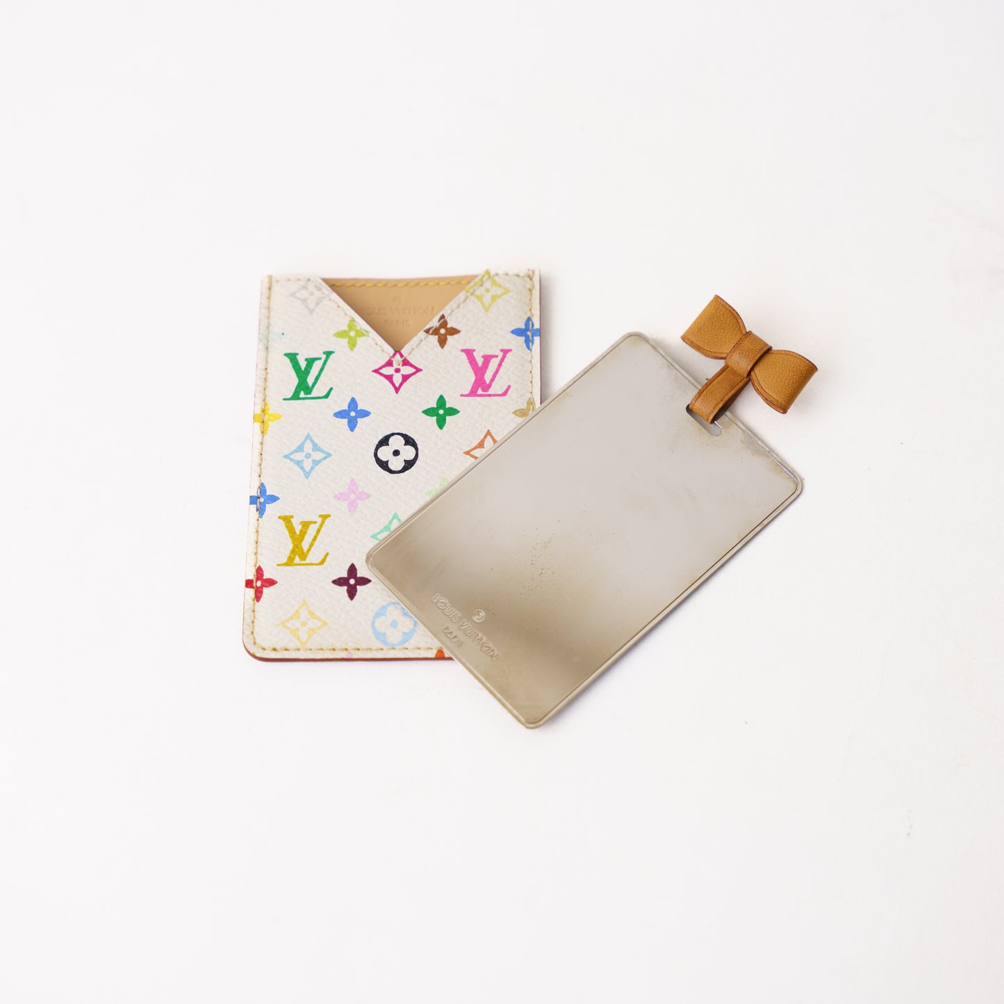 Louis Vuitton Etui Mirror Blanc Multicolor x Takashi Murakami 160326K10