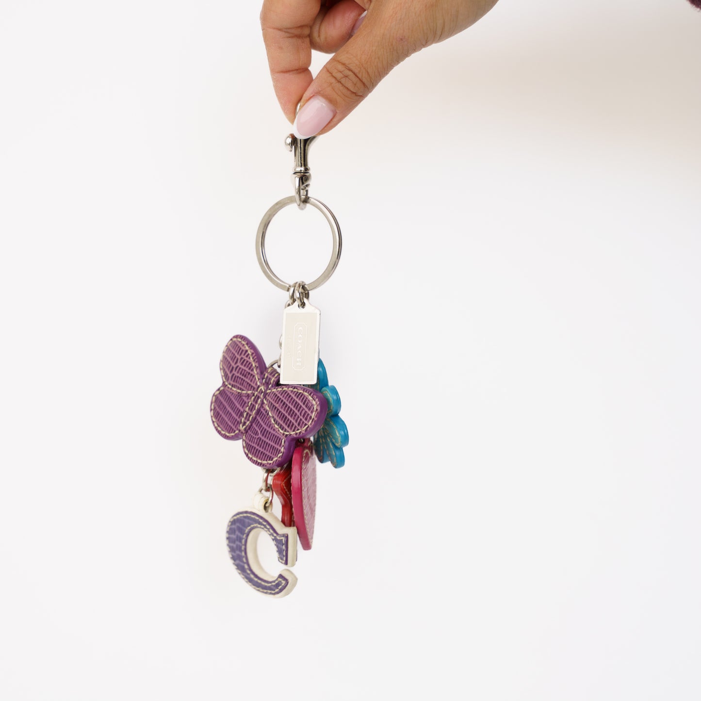Coach Butterfly Bag Charm Multicolor 160326K04