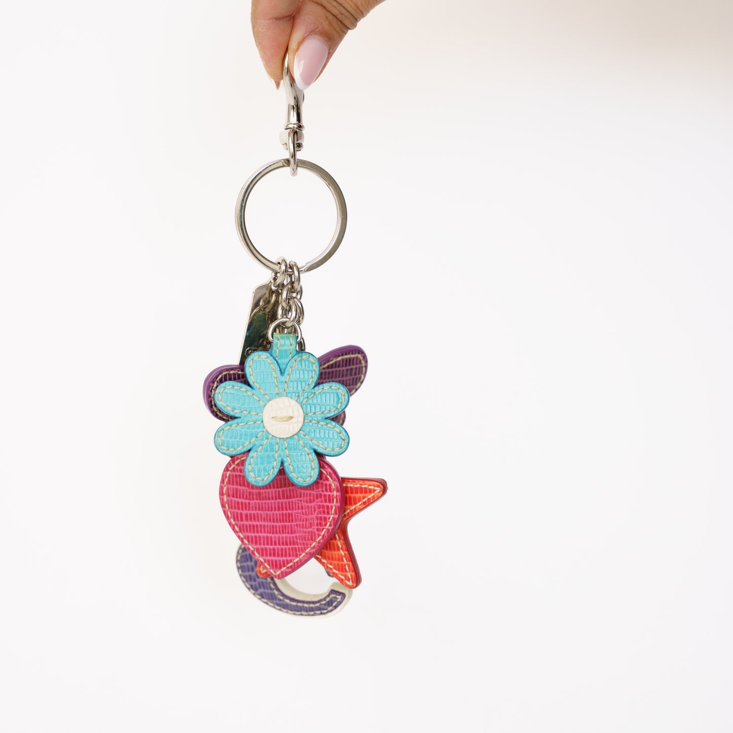 Coach Butterfly Bag Charm Multicolor 160326K04