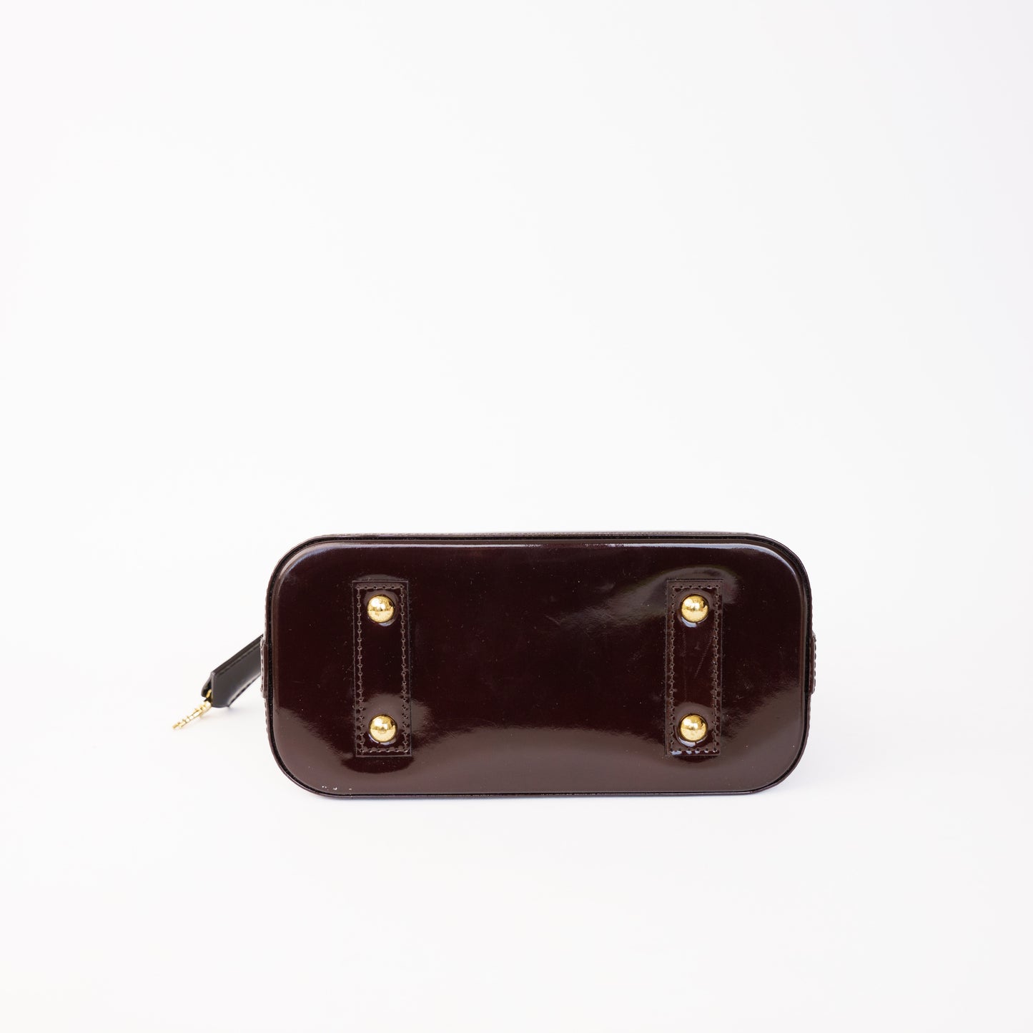 Louis Vuitton Alma BB in Amarante Vernis 160326J05