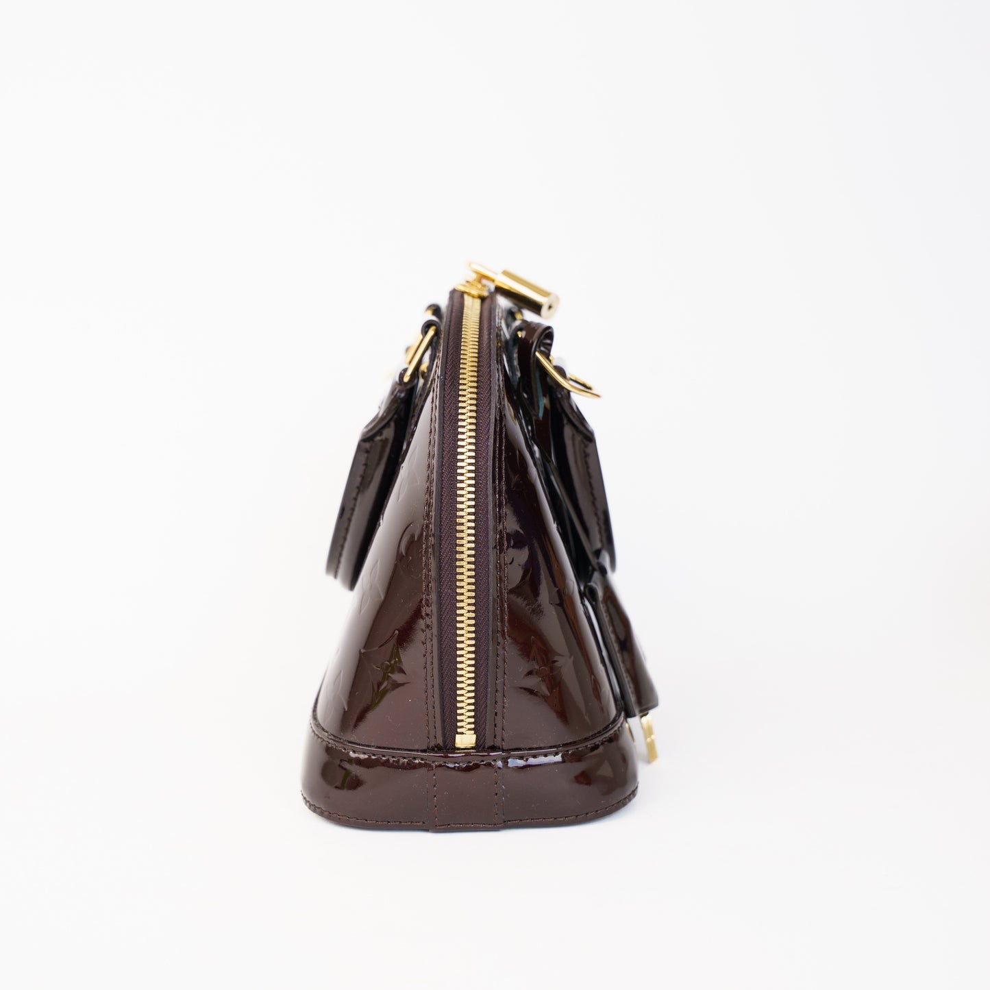 Louis Vuitton Alma BB in Amarante Vernis 160326J05
