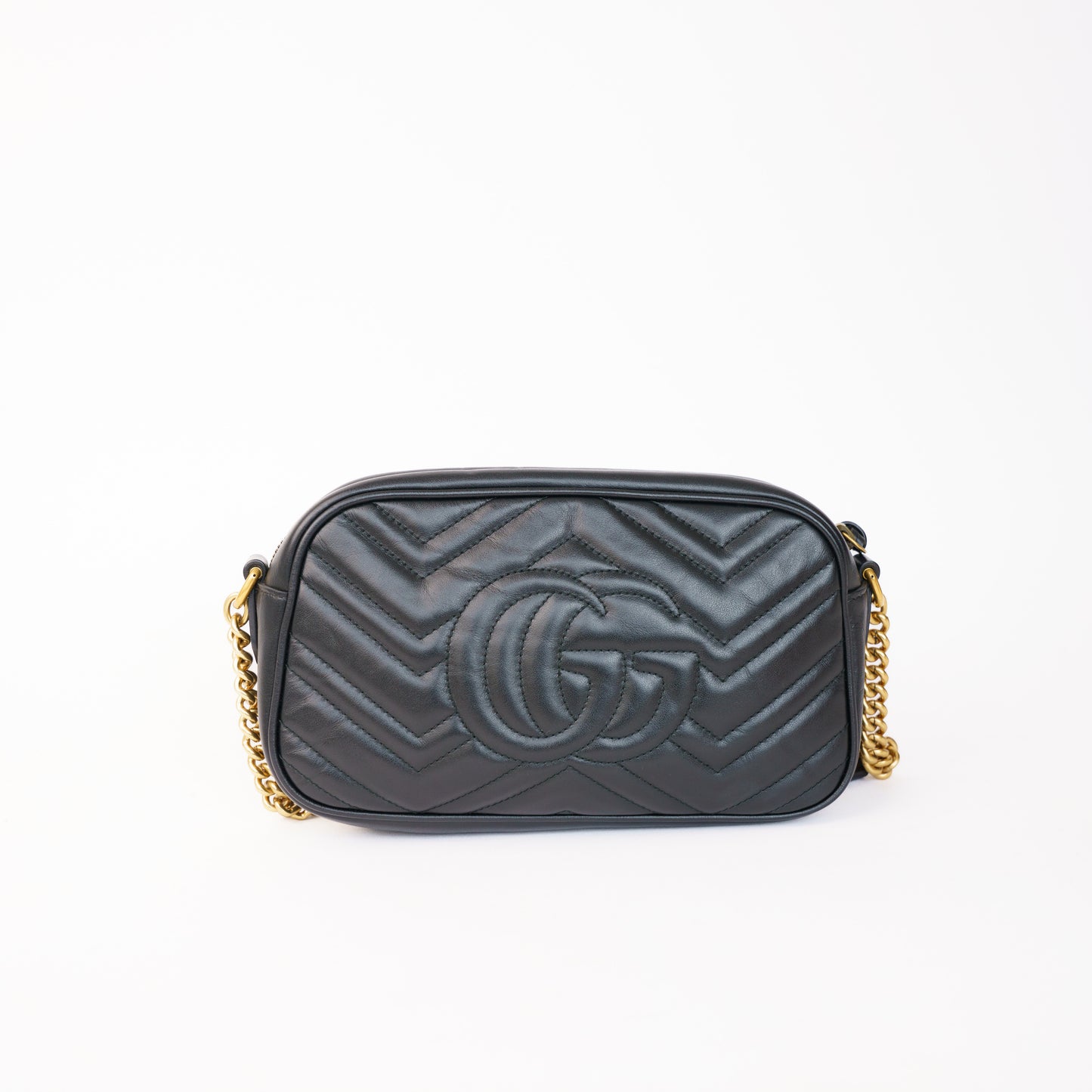 Gucci GG Marmont Small Camera Bag in Black RRP £1460 160326J06