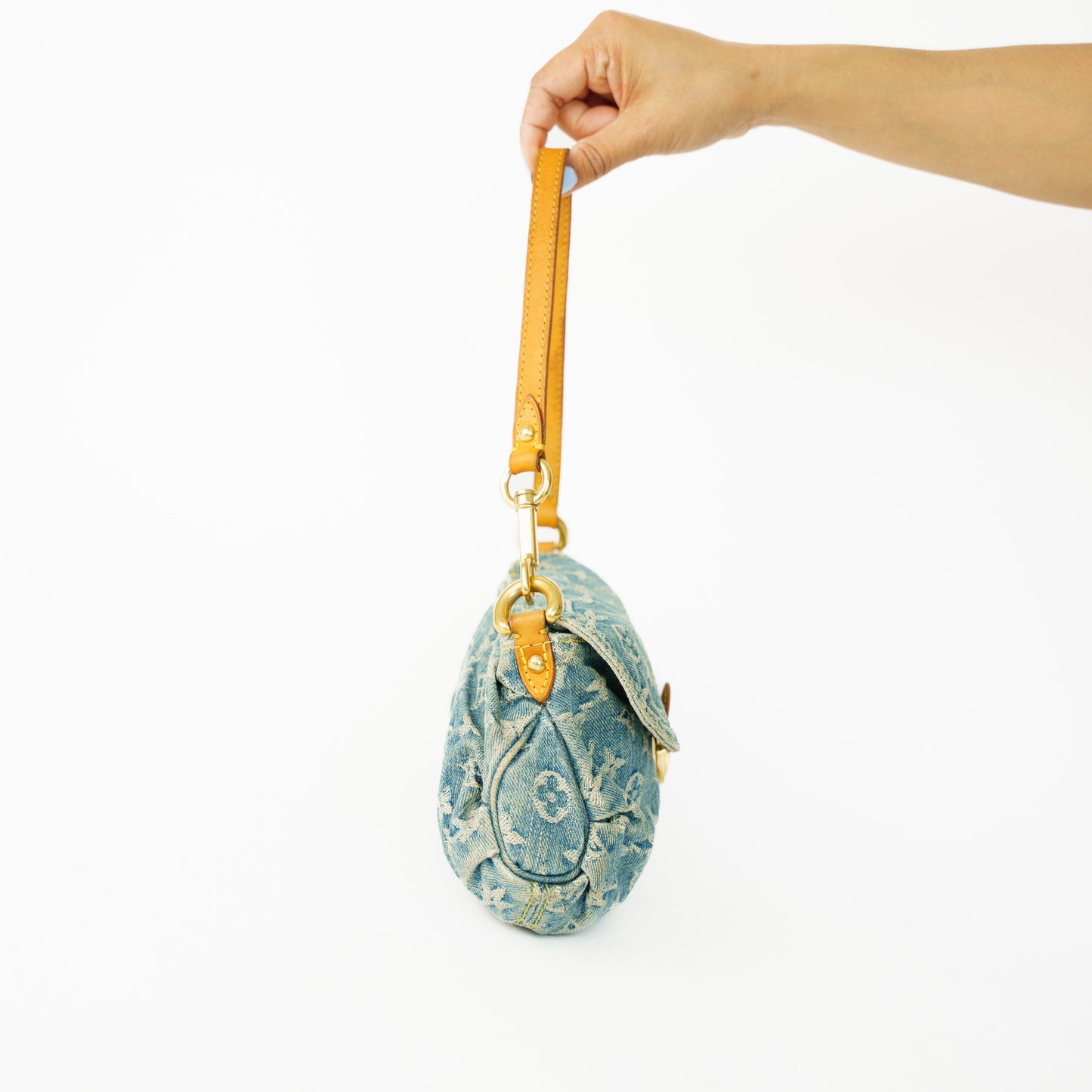 Louis Vuitton Mini Pleaty Bag Monogram Denim CA1005 160626S13