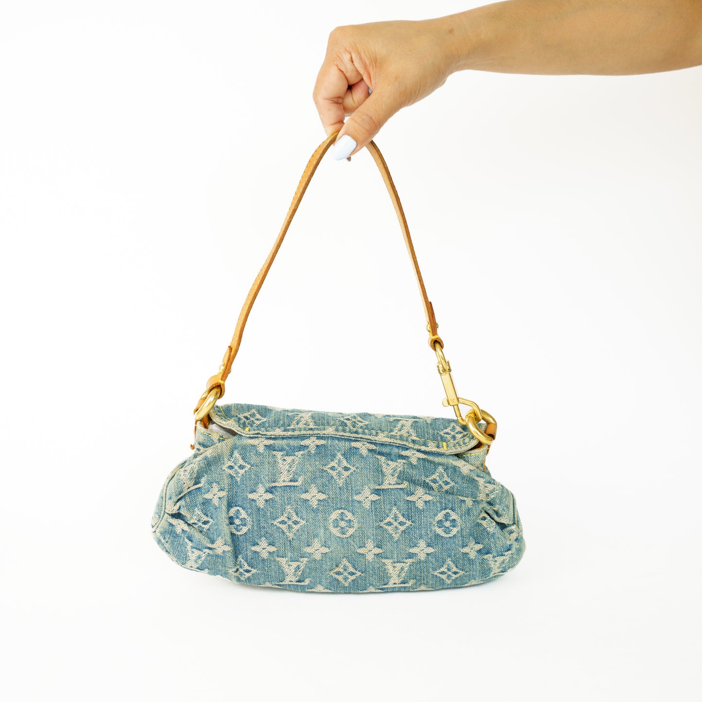 Louis Vuitton Mini Pleaty Bag Monogram Denim CA1005 160626S13