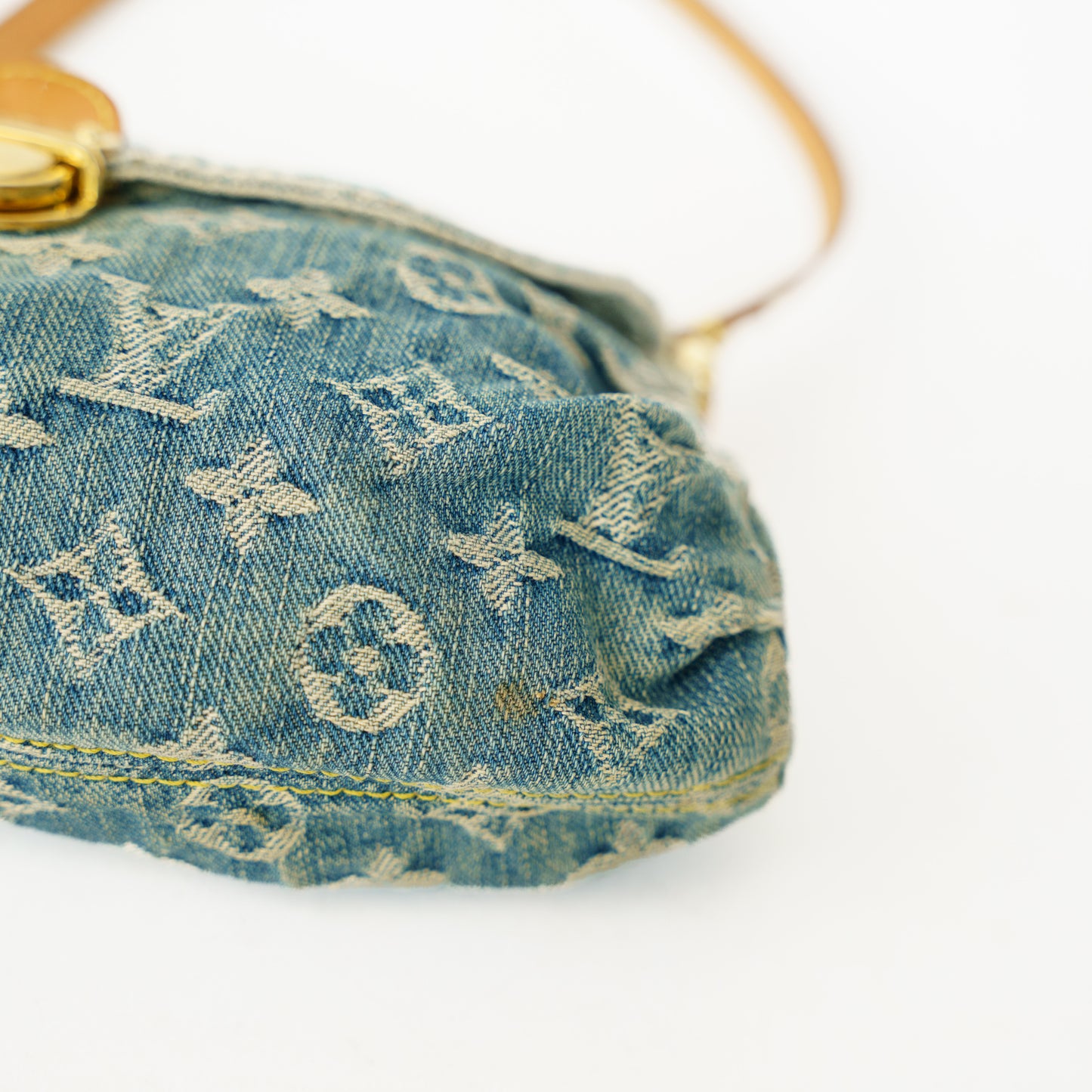 Louis Vuitton Mini Pleaty Bag Monogram Denim CA1005 160626S13