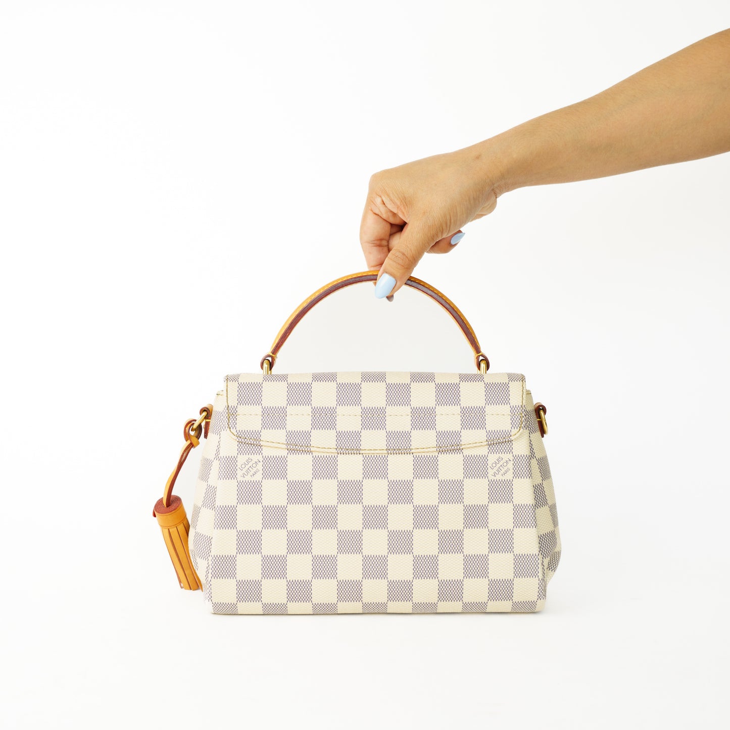 Louis Vuitton Croisette in Damier Azur in Rose Ballerine Interior 160626AX01
