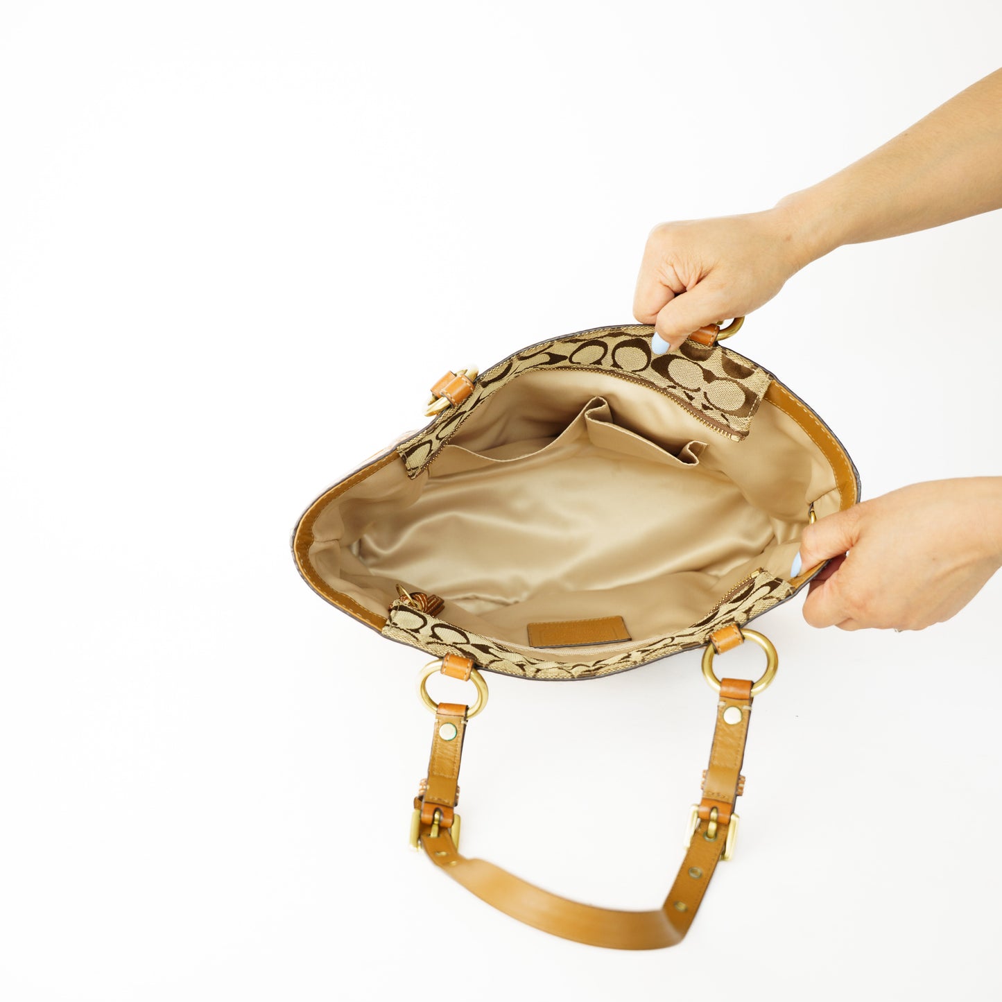 Coach Signature Canvas Tote Bag 160626S19