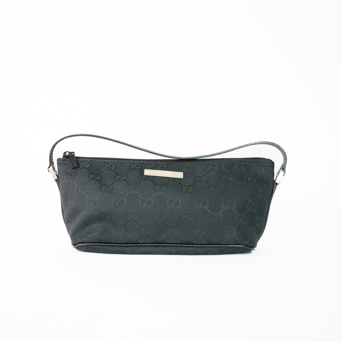 Gucci Canvas Black Boat Bag 160626S20