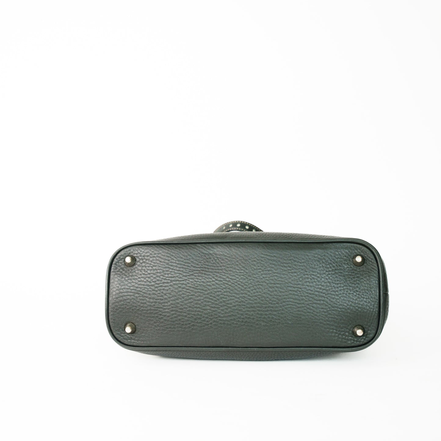 Coach Hampton Pebbled Soft Black Satchel Bag 160626U01