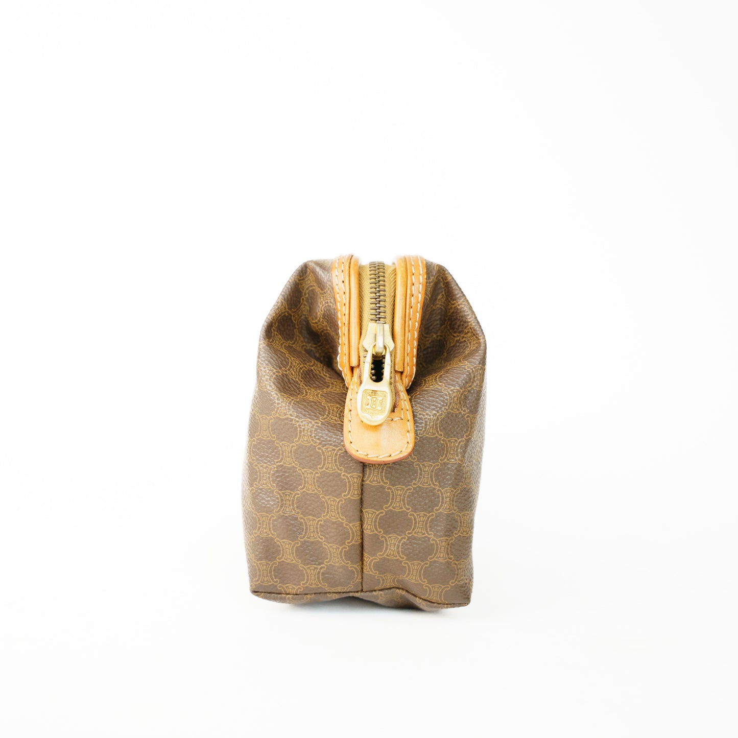 Celine Brown Macadam Pattern Pouch 160626S02