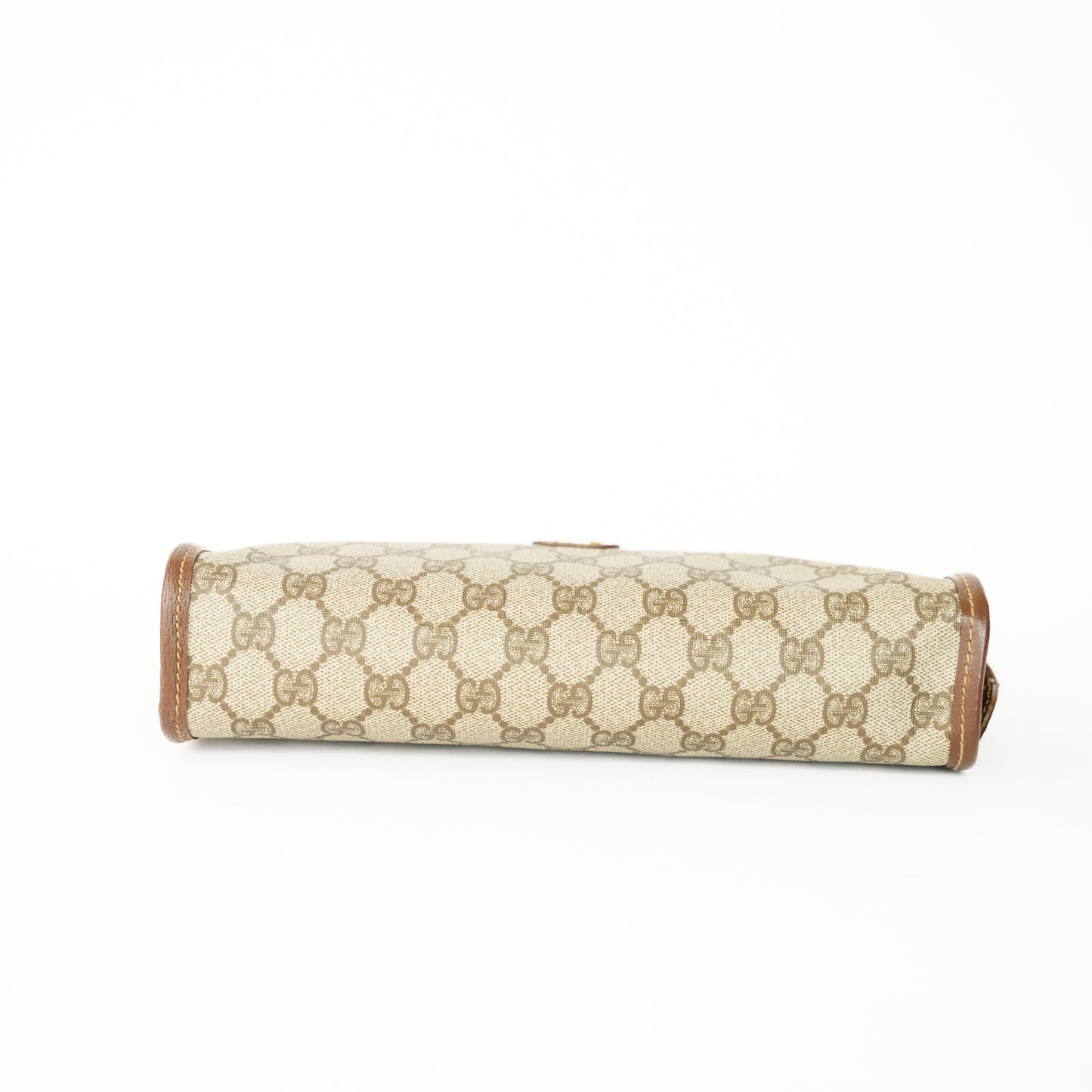 Gucci Vintage Canvas & Leather Clutch Bag 160626U08