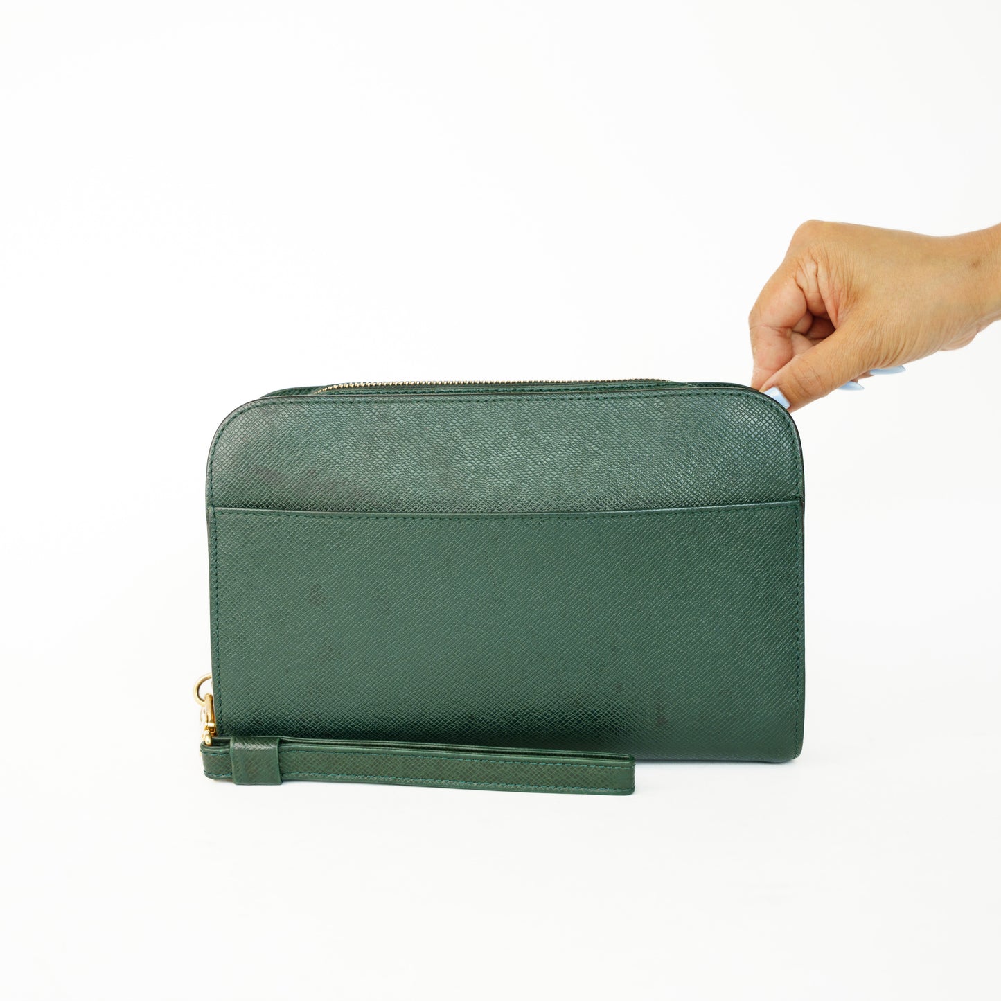 Louis Vuitton Orsay in Green Taiga Leather 160626U10