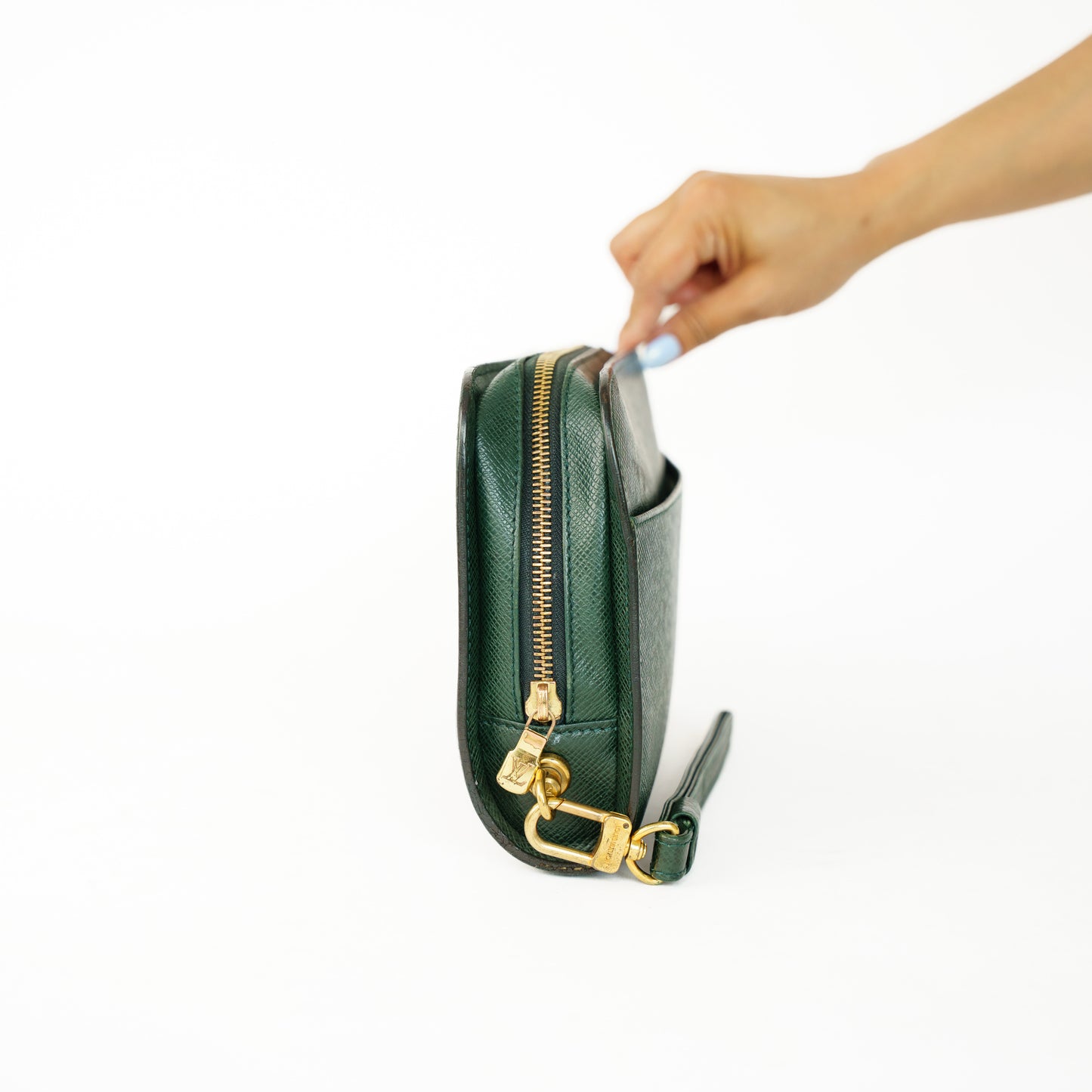 Louis Vuitton Orsay in Green Taiga Leather 160626U10