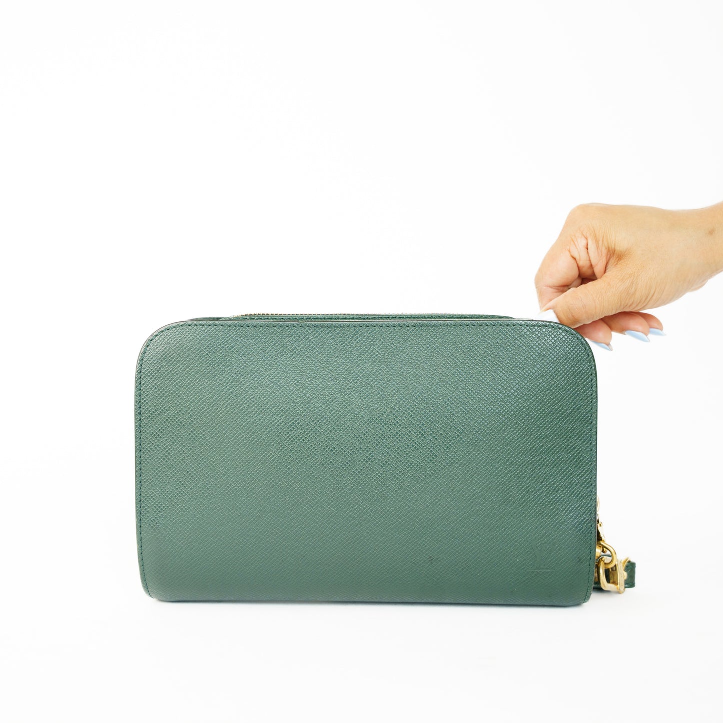 Louis Vuitton Orsay in Green Taiga Leather 160626U10
