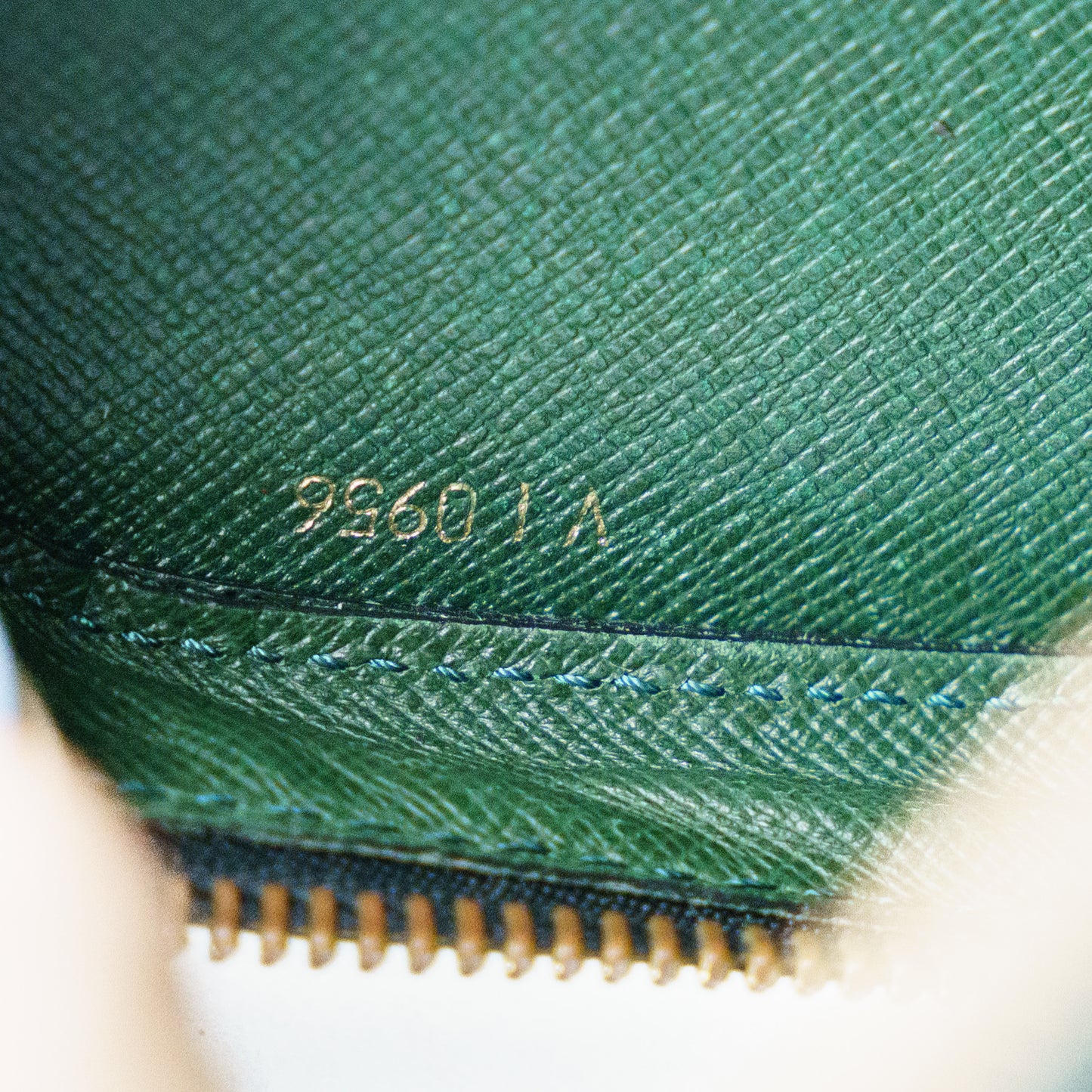 Louis Vuitton Orsay in Green Taiga Leather 160626U10