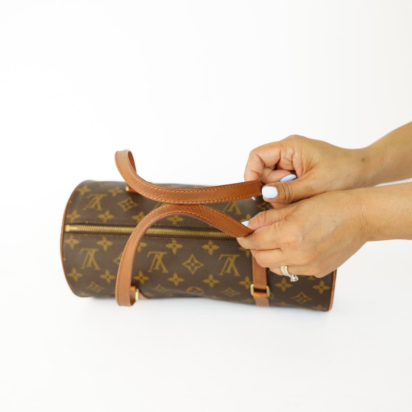 Louis Vuitton 1999 Papillon 30 in Monogram with Treated Leather  160626Q07
