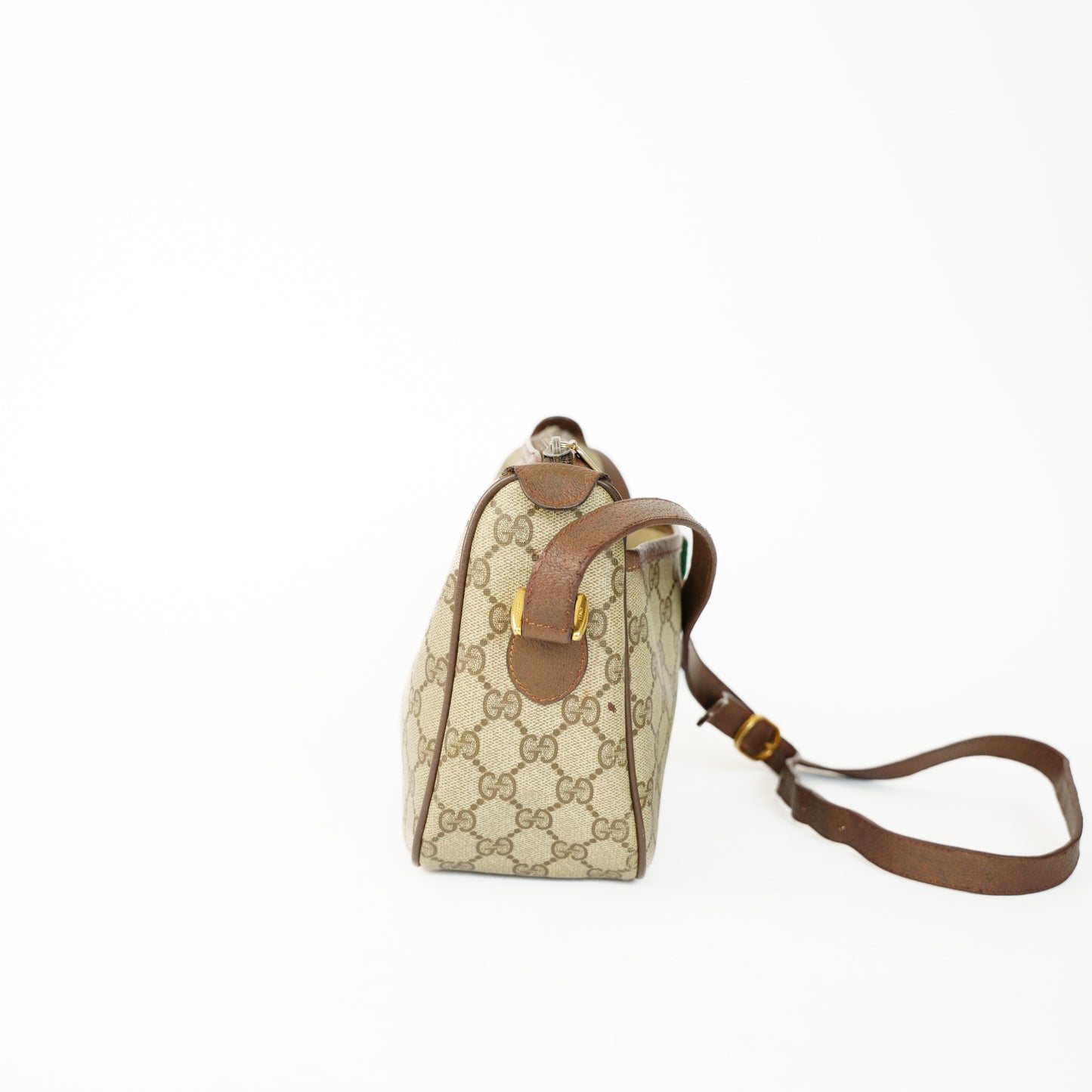 Gucci GG Supreme Web Sherry Line Crossbody Bag 160626Q06