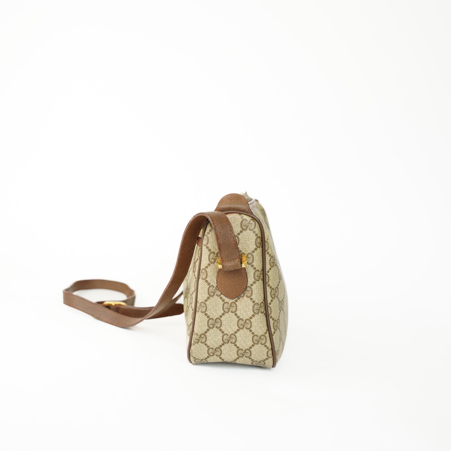 Gucci GG Supreme Web Sherry Line Crossbody Bag 160626Q06