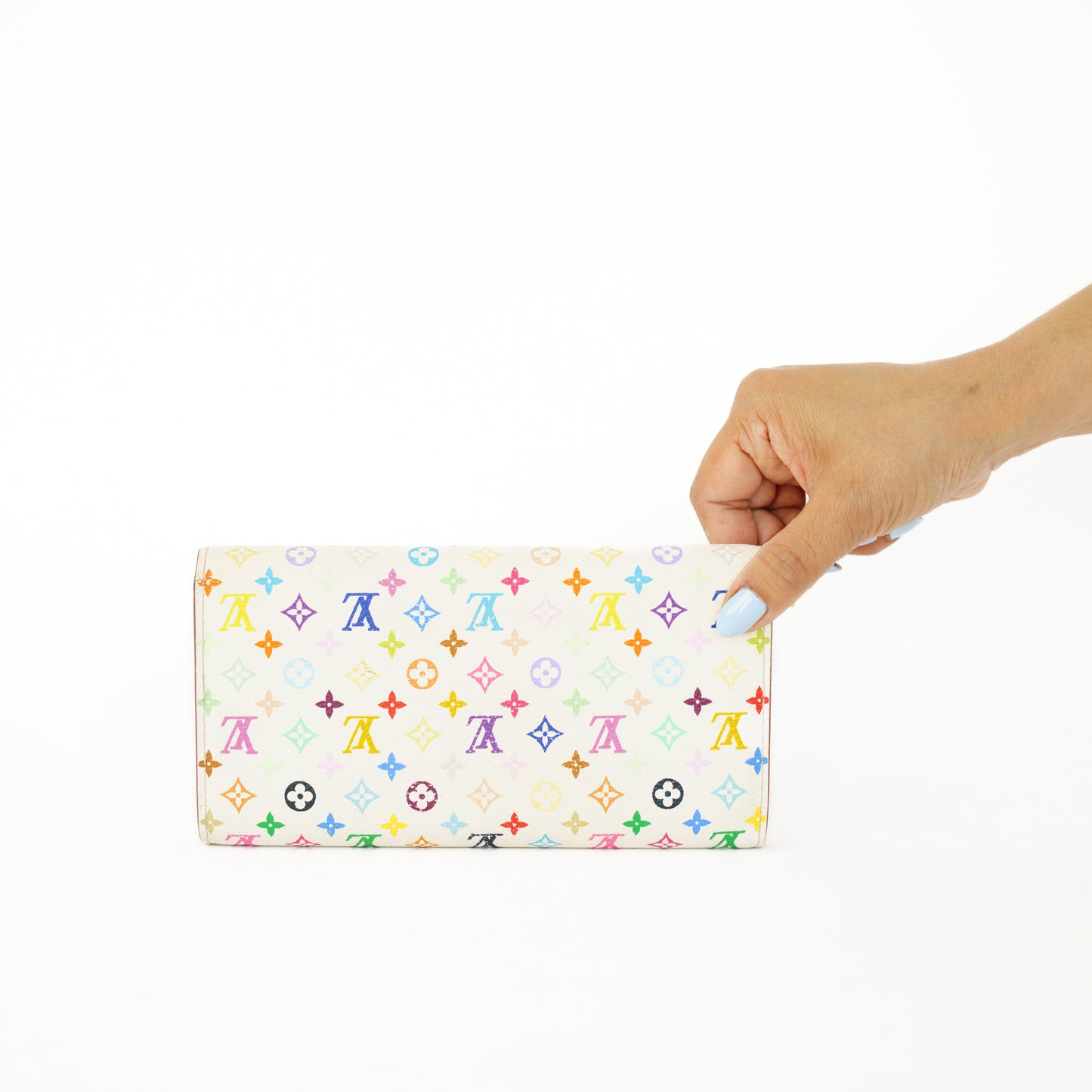 Louis Vuitton Sarah Wallet X Takashi Murakami White multicolor TH0074 260226BX09