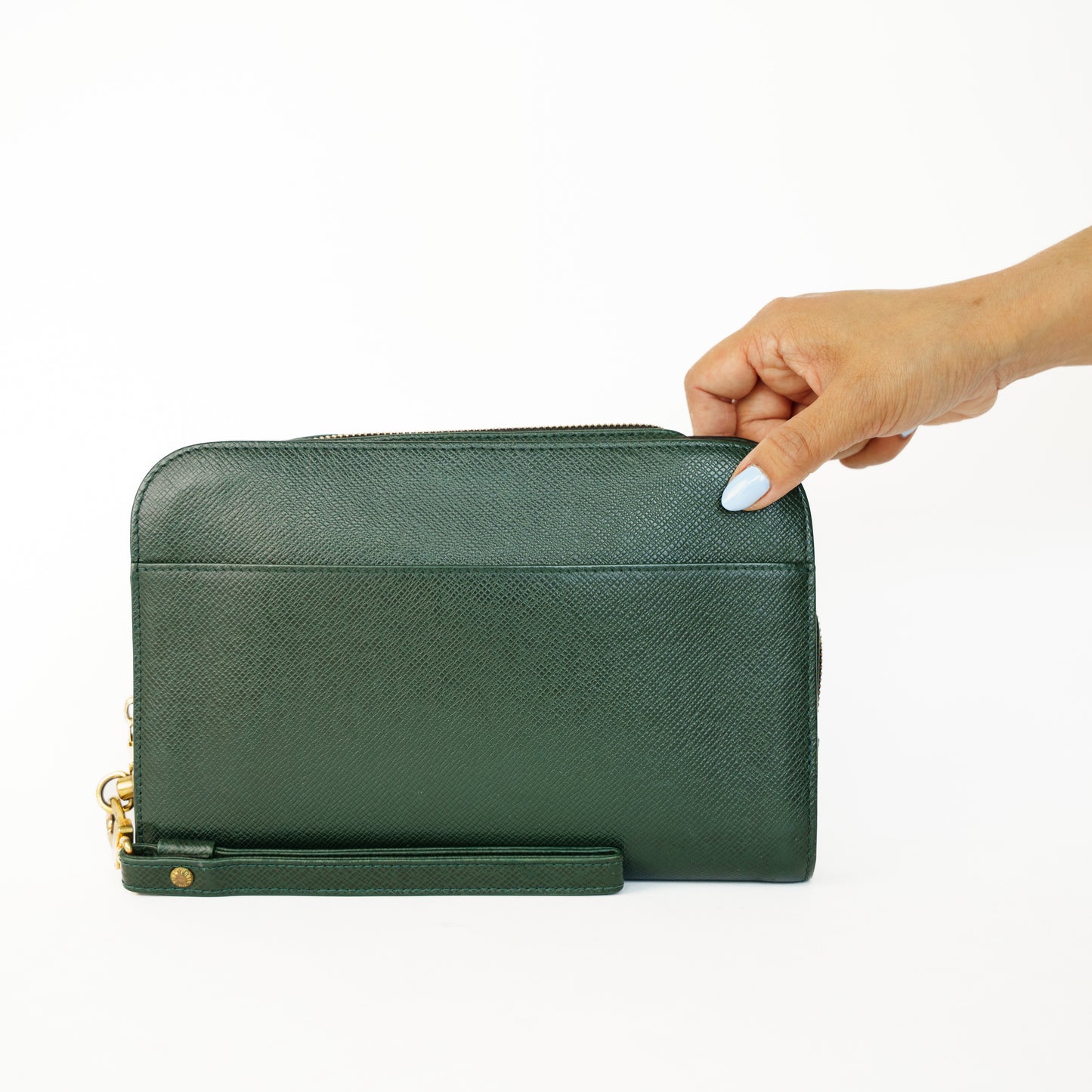 Louis Vuitton 1998 Orsay in Green Taiga Leather 160626A14