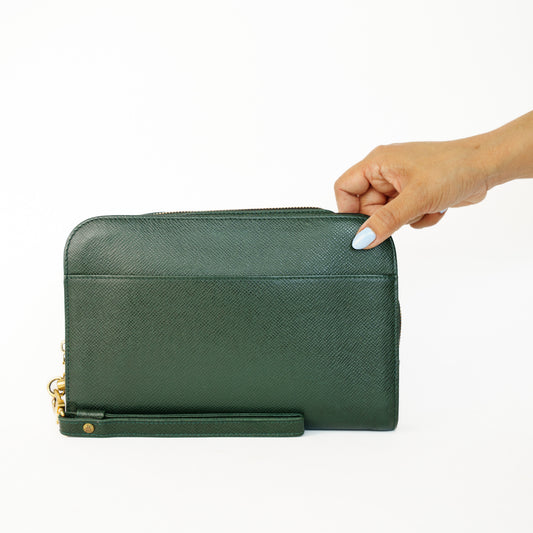 Louis Vuitton 1998 Orsay in Green Taiga Leather 160626A14