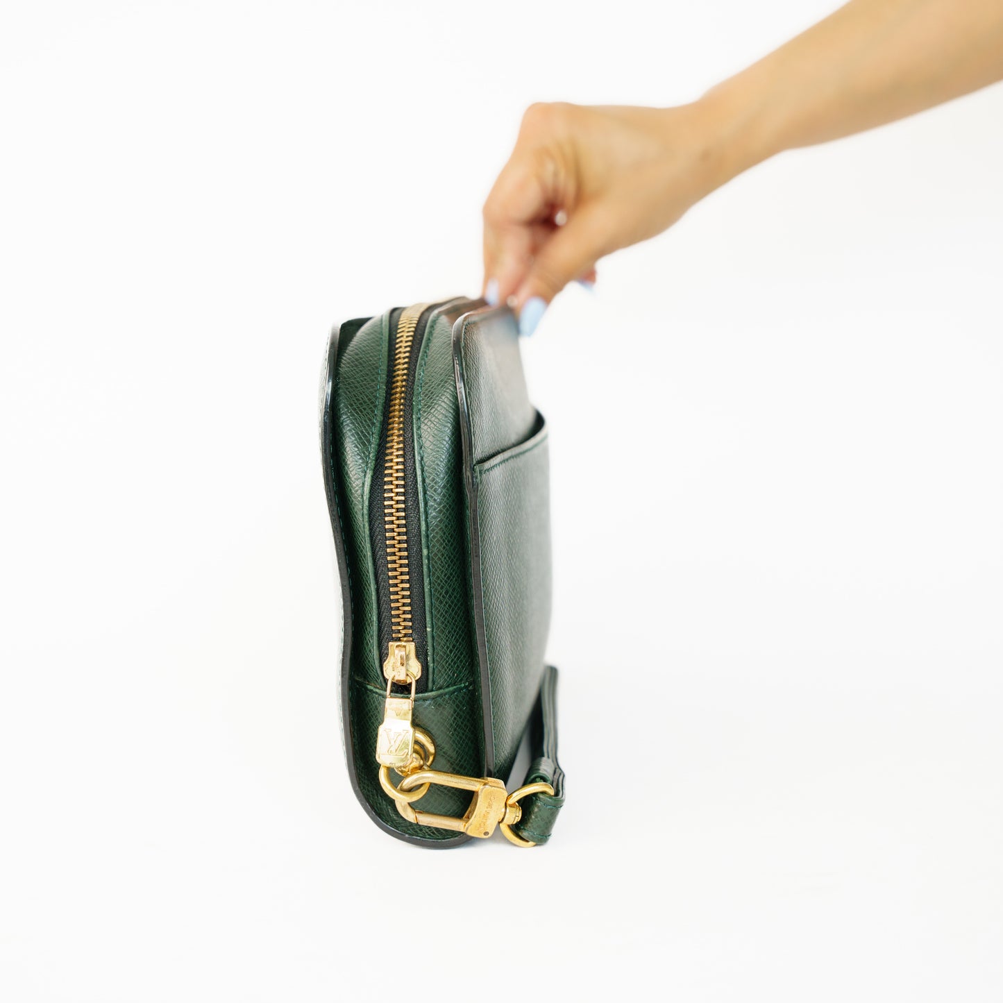 Louis Vuitton 1998 Orsay in Green Taiga Leather 160626A14