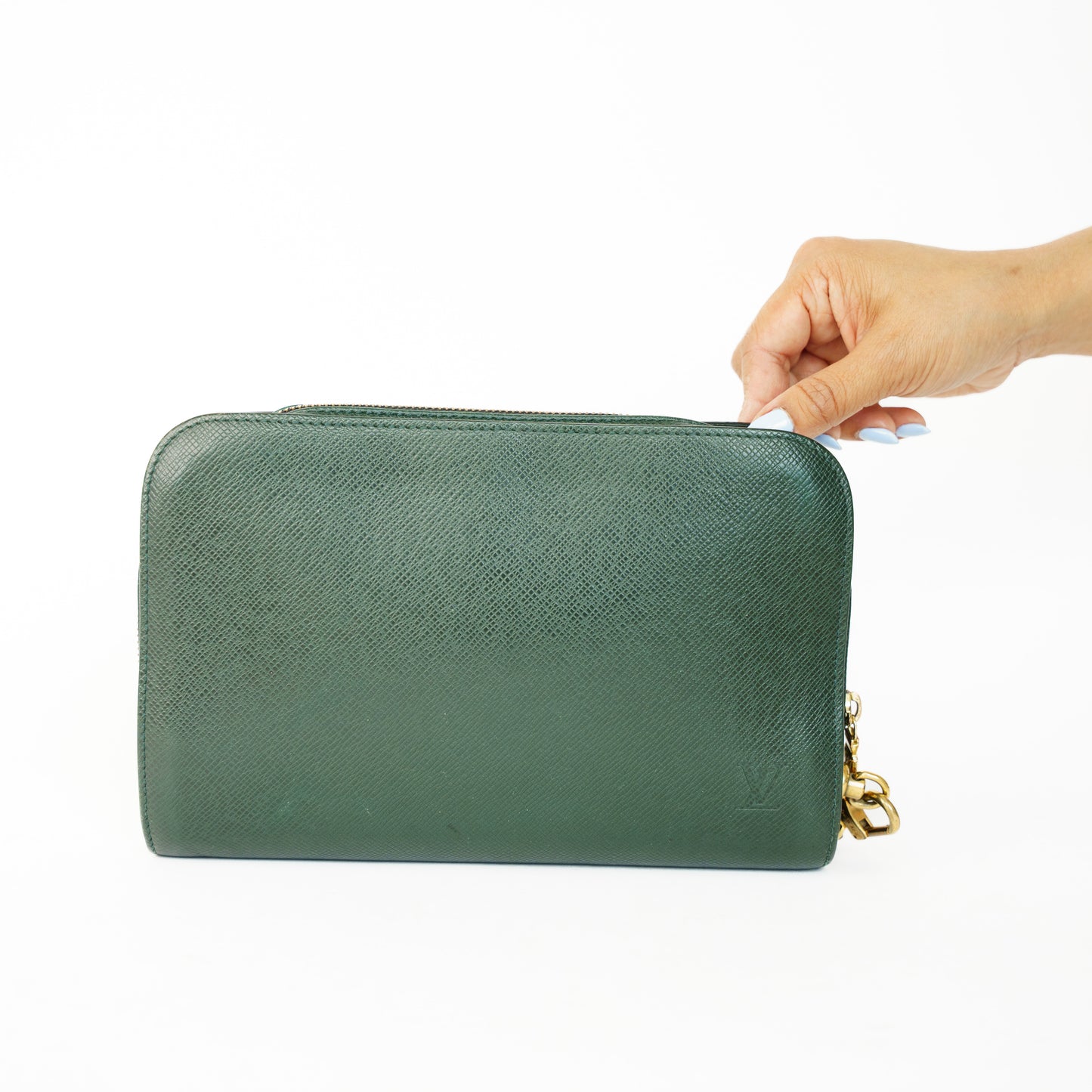 Louis Vuitton 1998 Orsay in Green Taiga Leather 160626A14