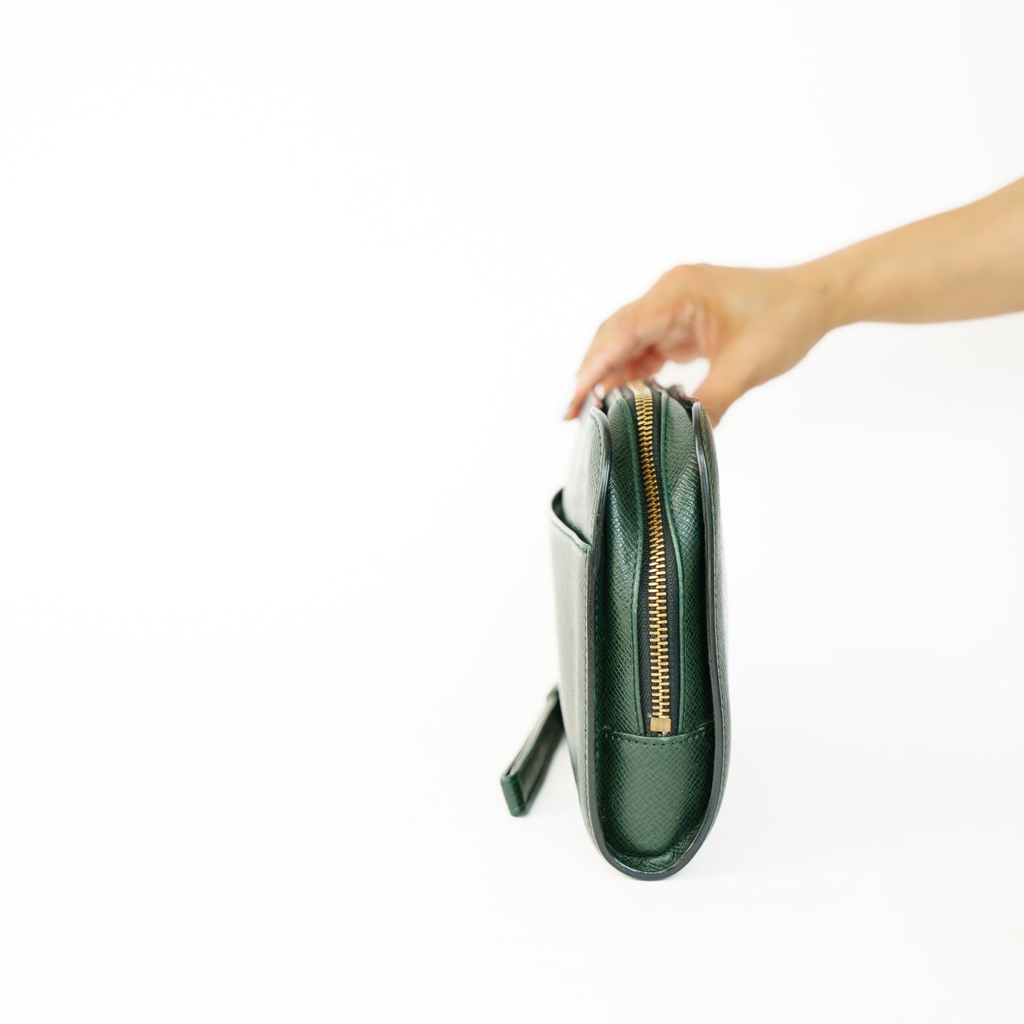Louis Vuitton 1998 Orsay in Green Taiga Leather 160626A14