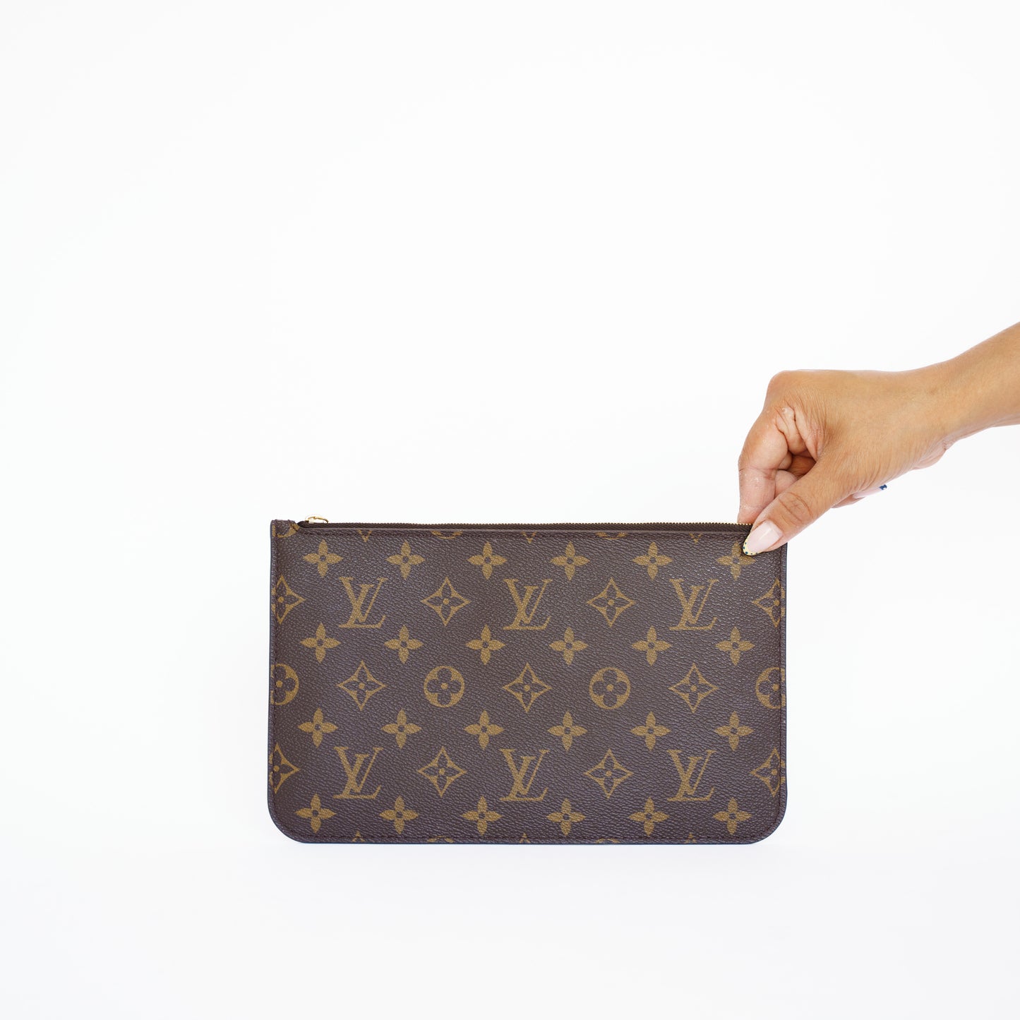 Louis Vuitton Neverfull Pouch in Beige Interior 160726S03