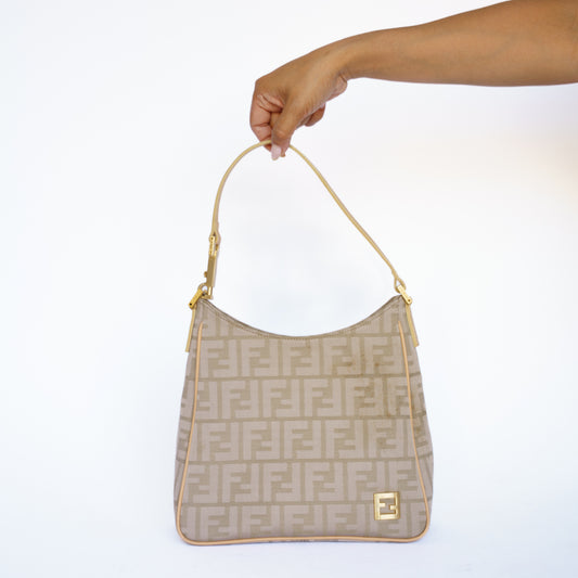 Fendi  Zucca Canvas Shoulder Bag 160726S01