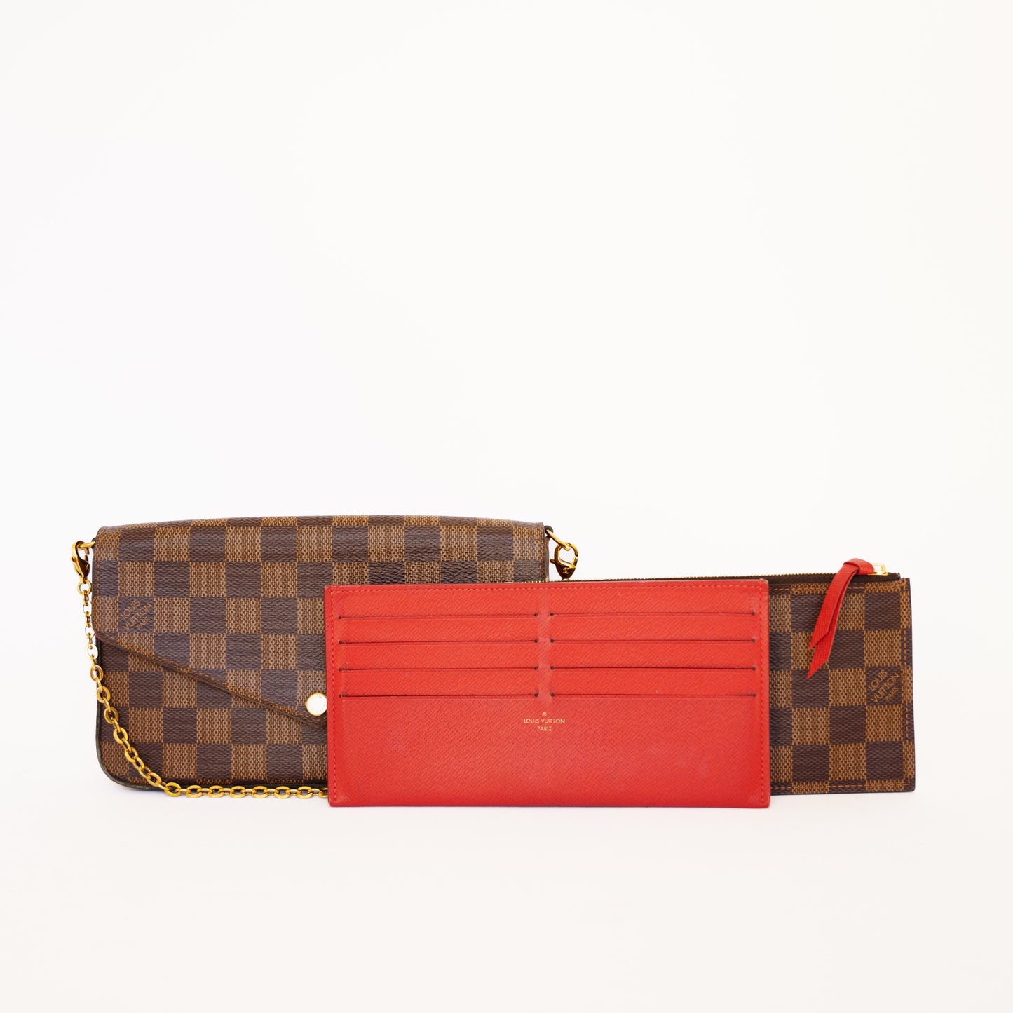 Louis Vuitton Felicie Pochette in Damier Ebene 160726X89
