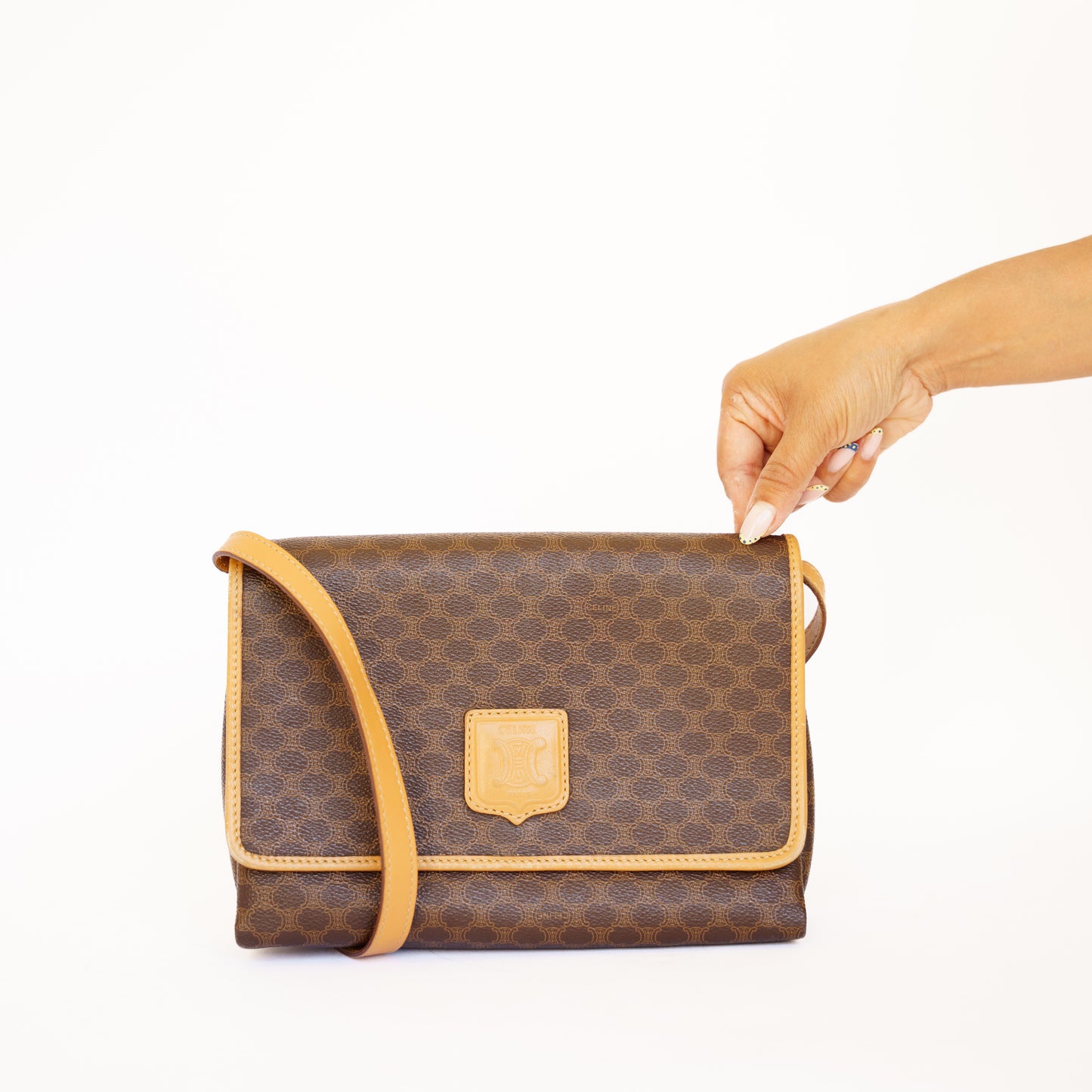Celine McAdam Satchel Bag 160726G70