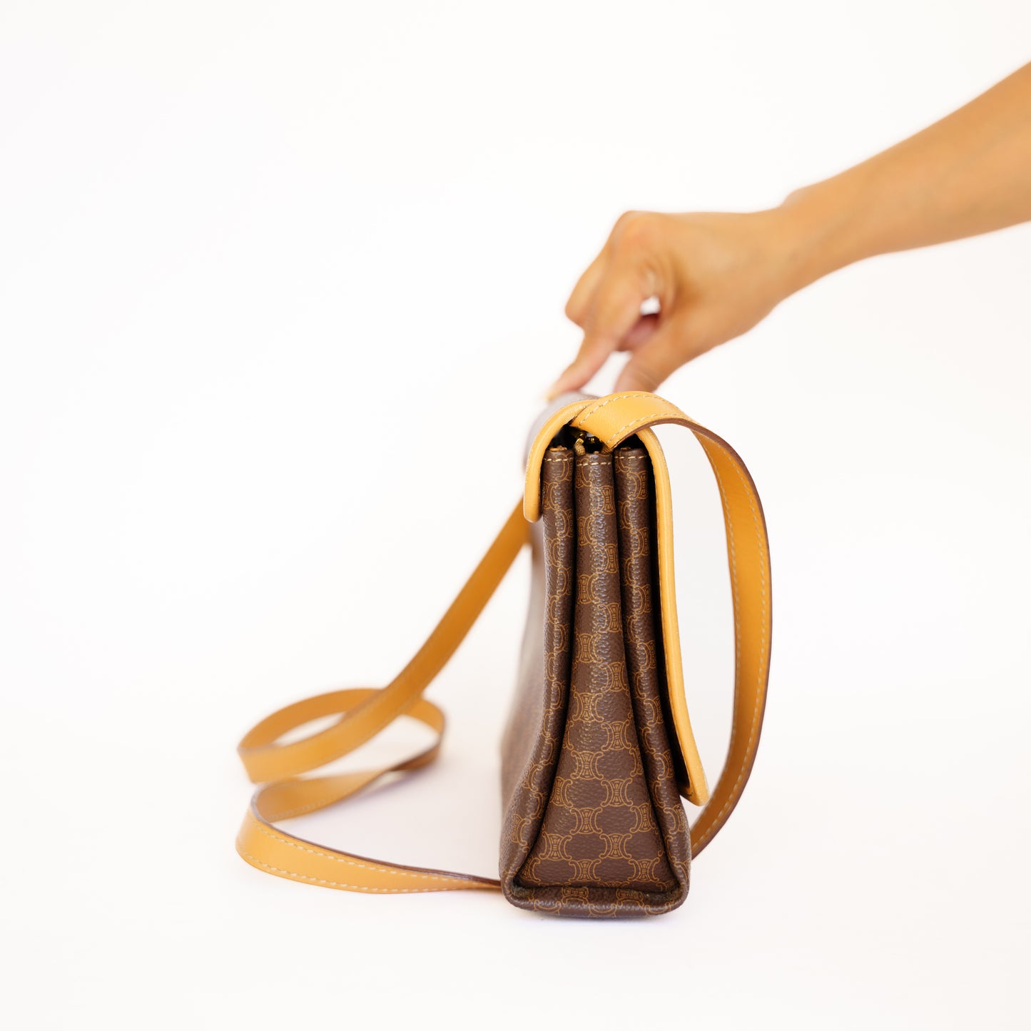 Celine McAdam Satchel Bag 160726G70