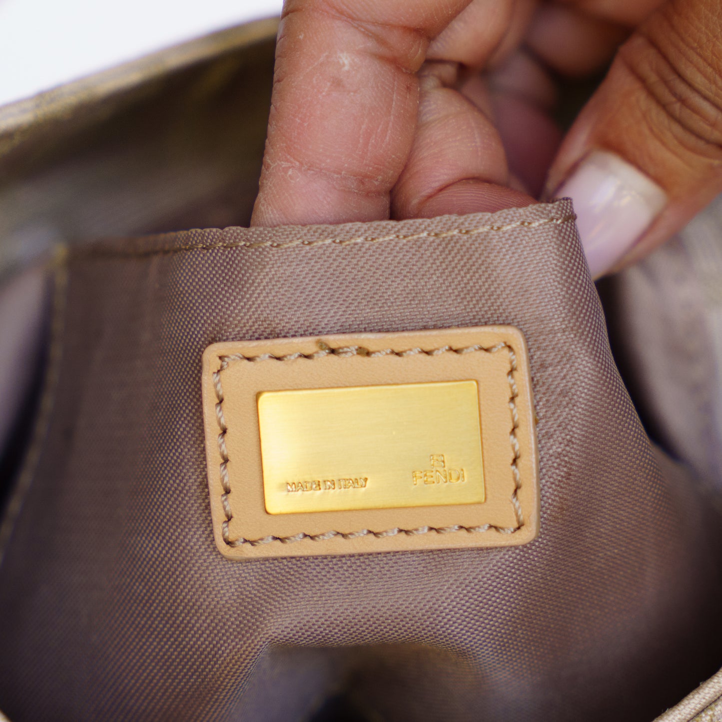 Fendi  Zucca Canvas Shoulder Bag 160726S01