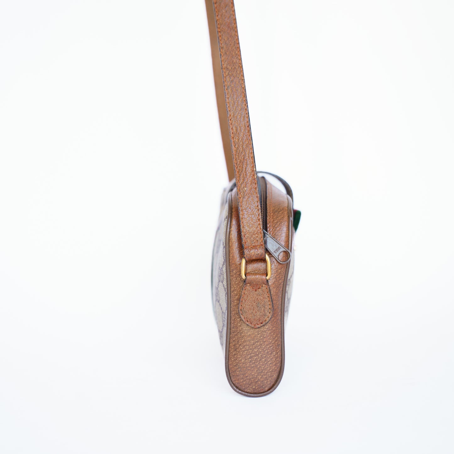 Gucci GG Supreme Web Sherry Line Crossbody Bag 160726A03