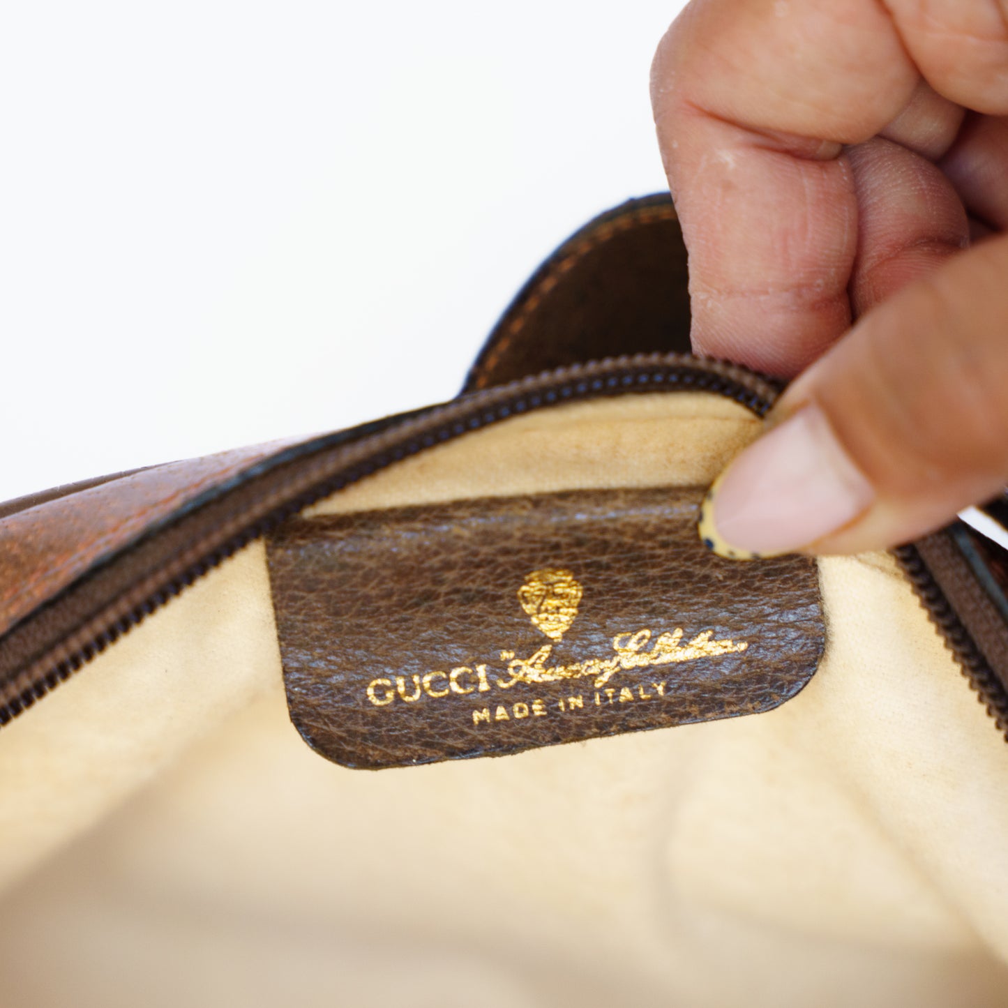 Gucci GG Supreme Web Sherry Line Crossbody Bag 160726A03