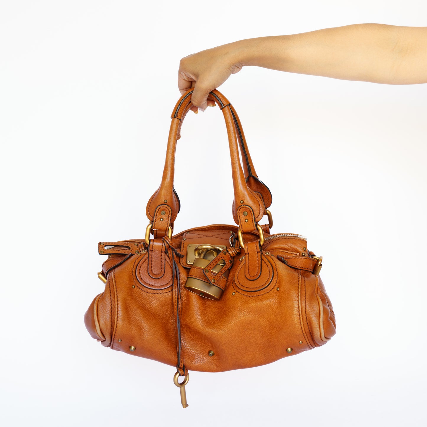 Chloe Leather Paddington Shoulder Bag 160726S04