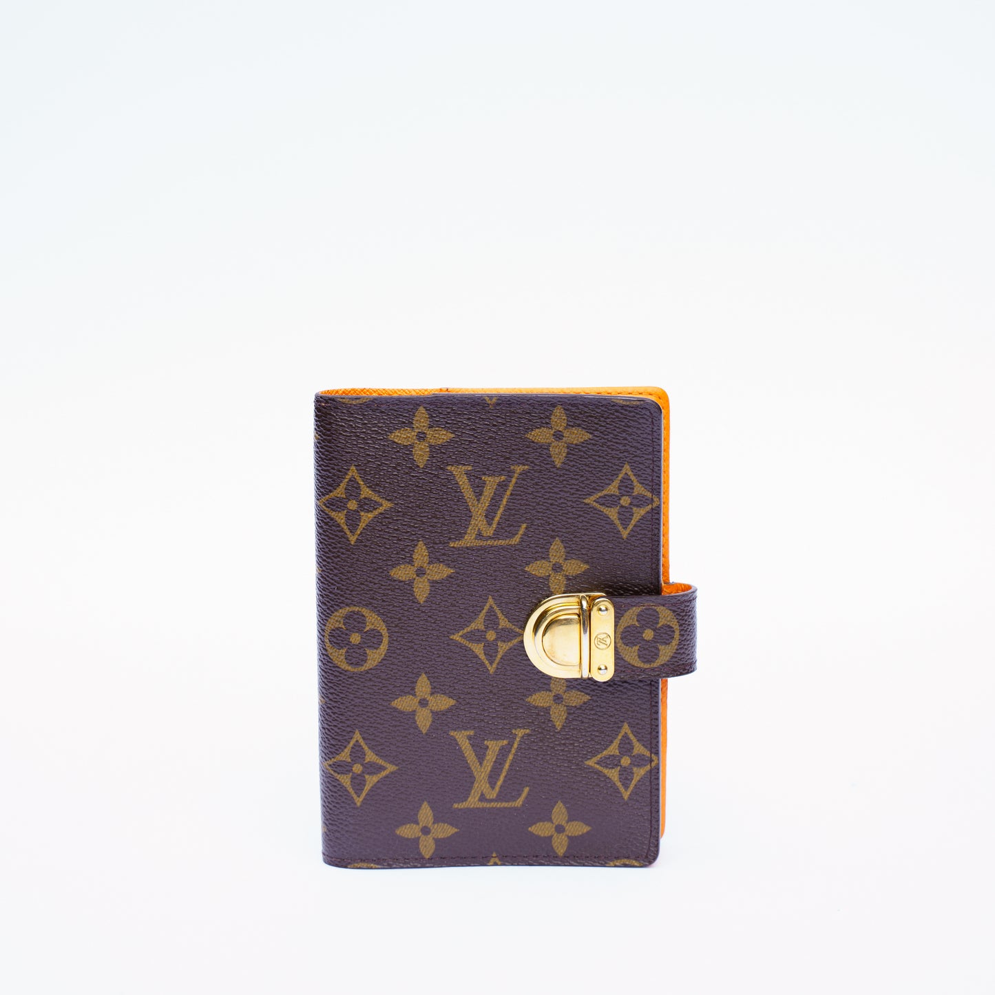 Louis Vuitton Koala Agenda PM Monogram in Burnt Orange Interior
