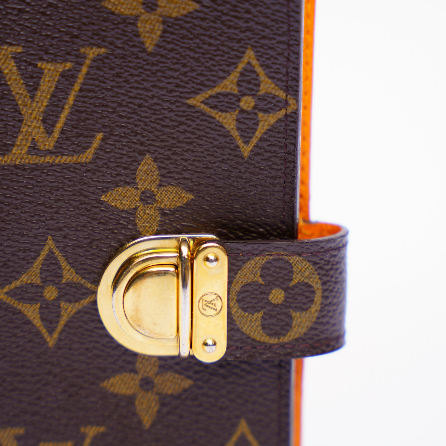 Louis Vuitton Koala Agenda PM Monogram in Burnt Orange Interior