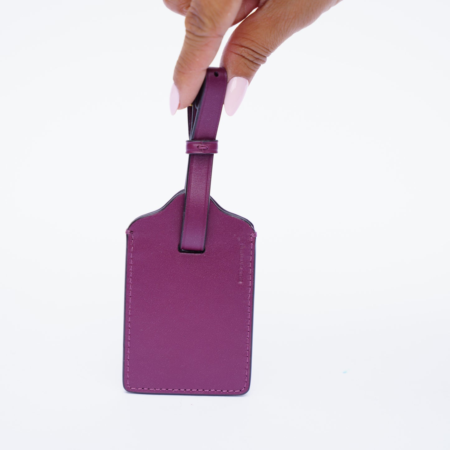 Coach Purple Luggage Tag